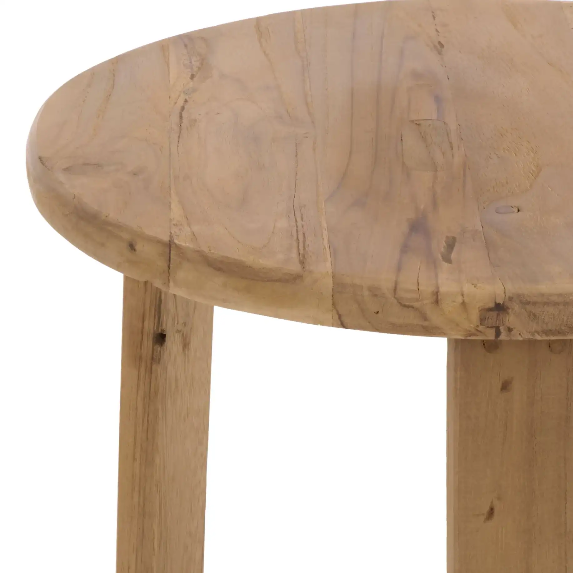 Springs Accent Table in Natural in a styled room