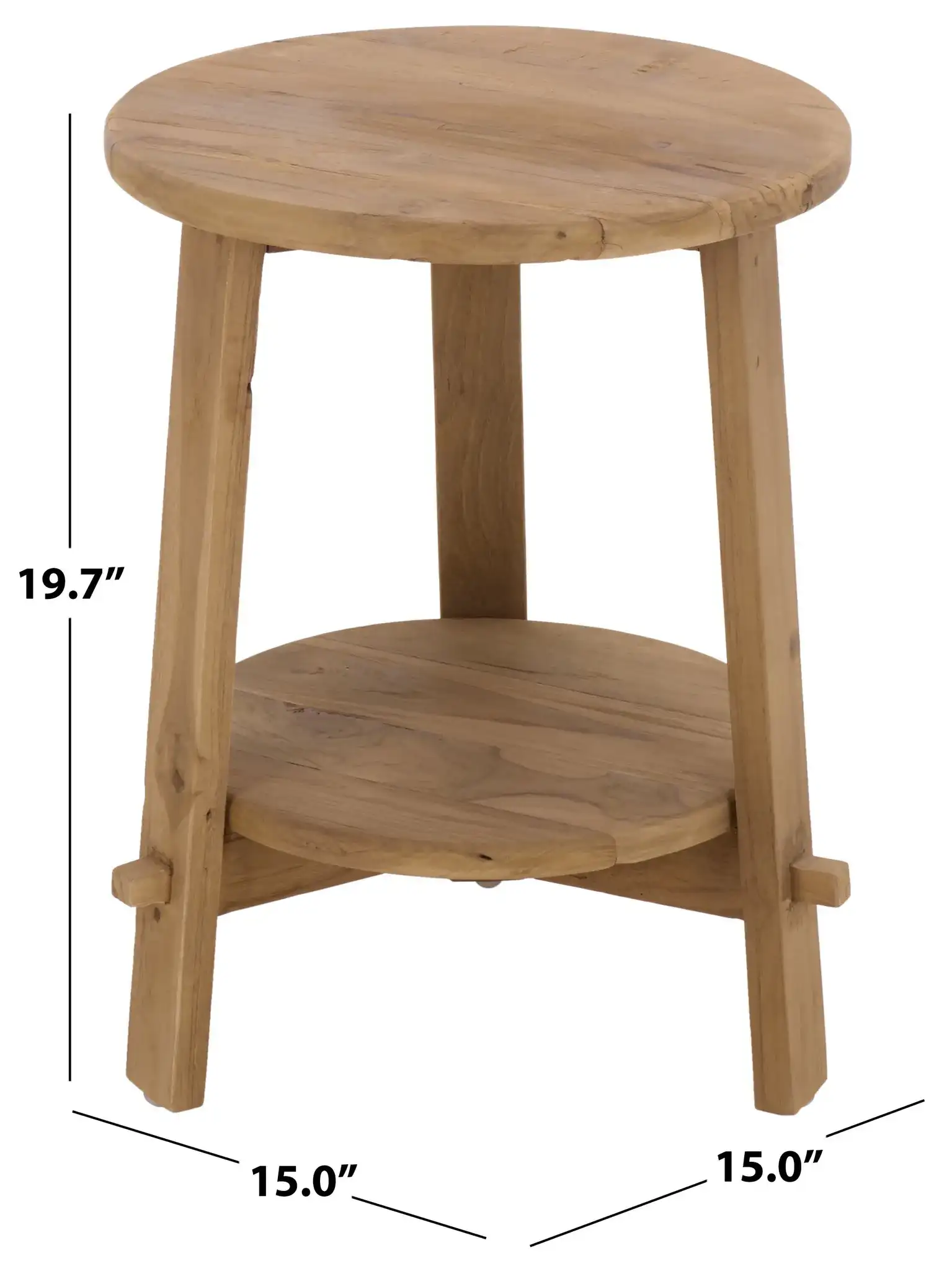 Springs Accent Table in Natural, detail view