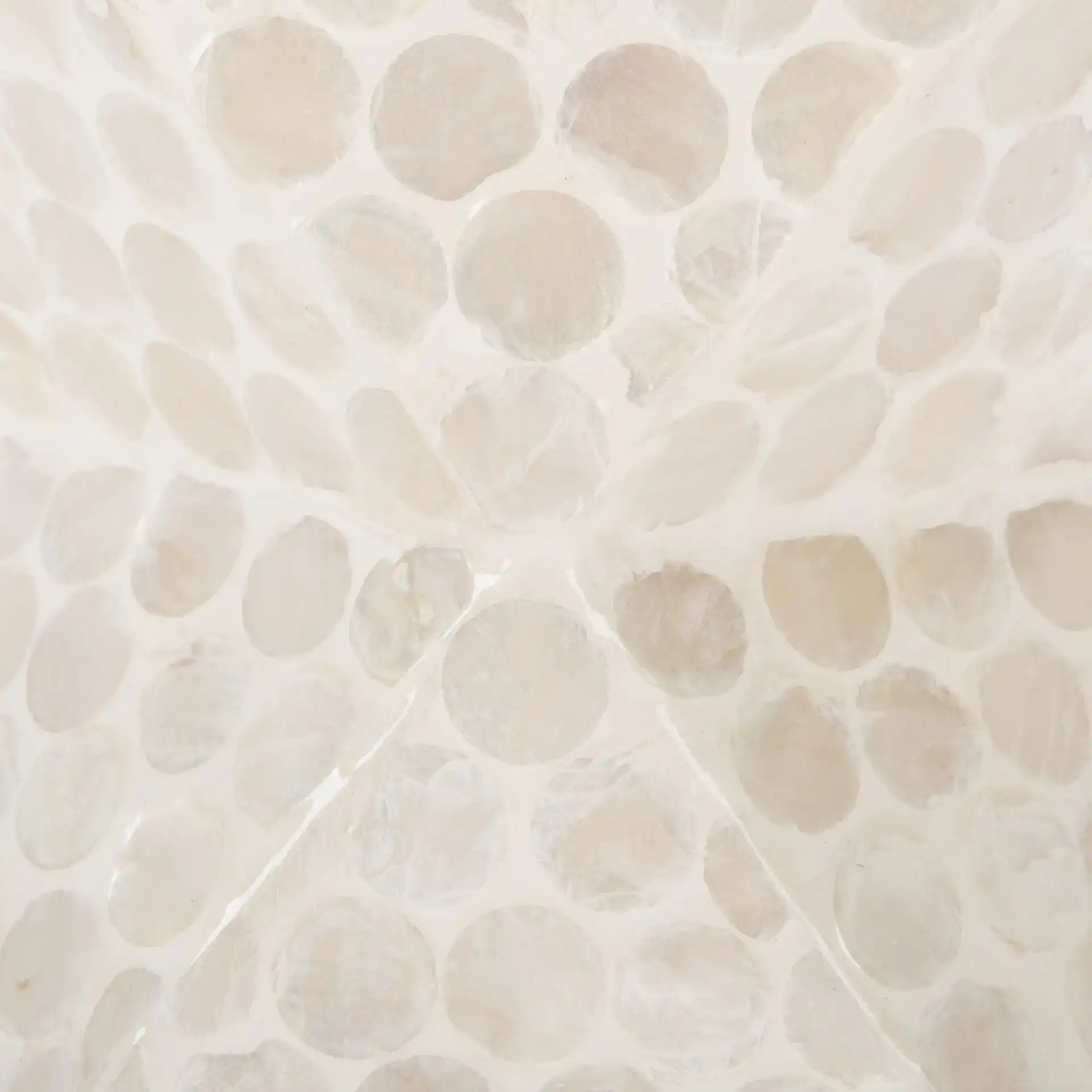 Milan Accent Table in White in a styled room