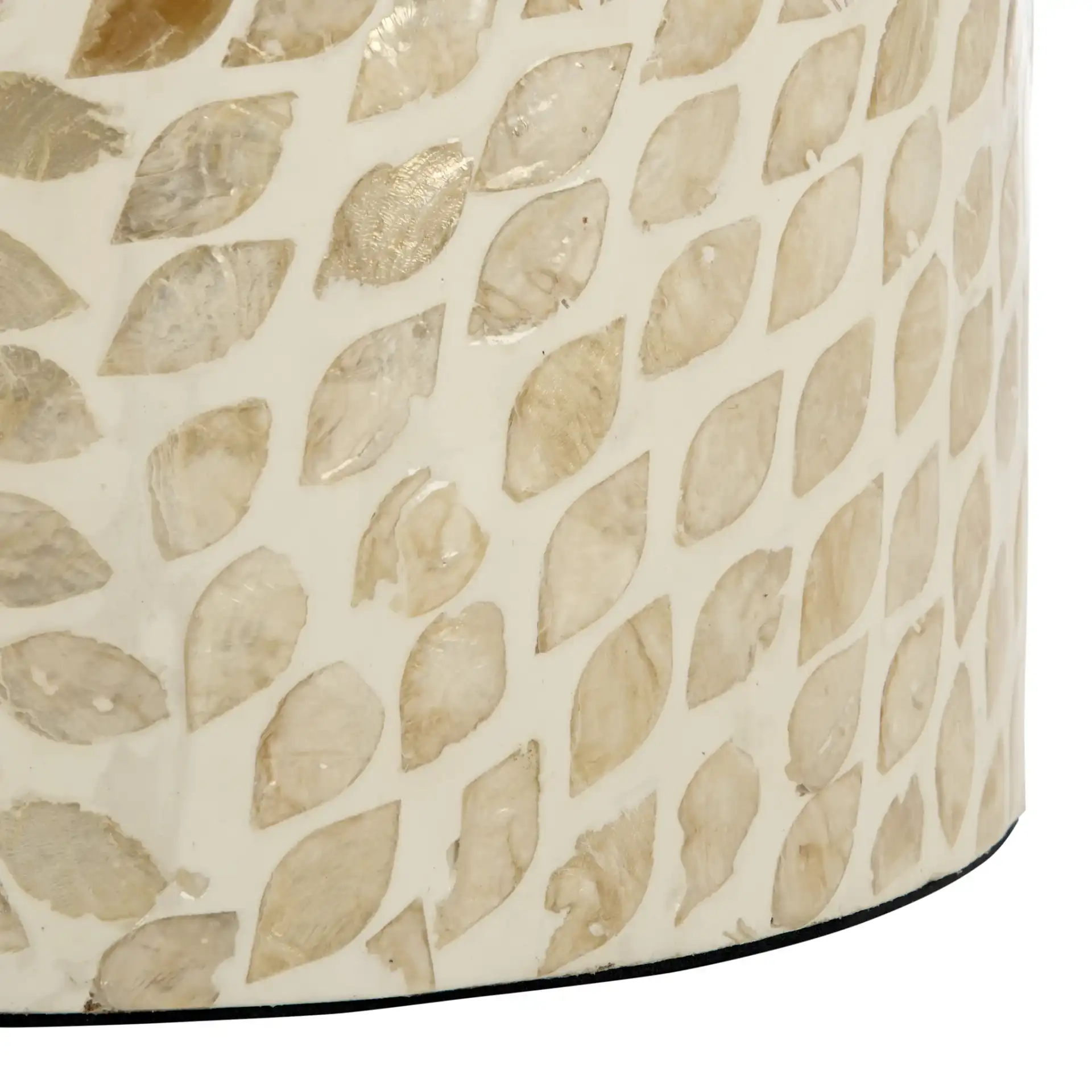 Analia Accent Table in Beige, detail view