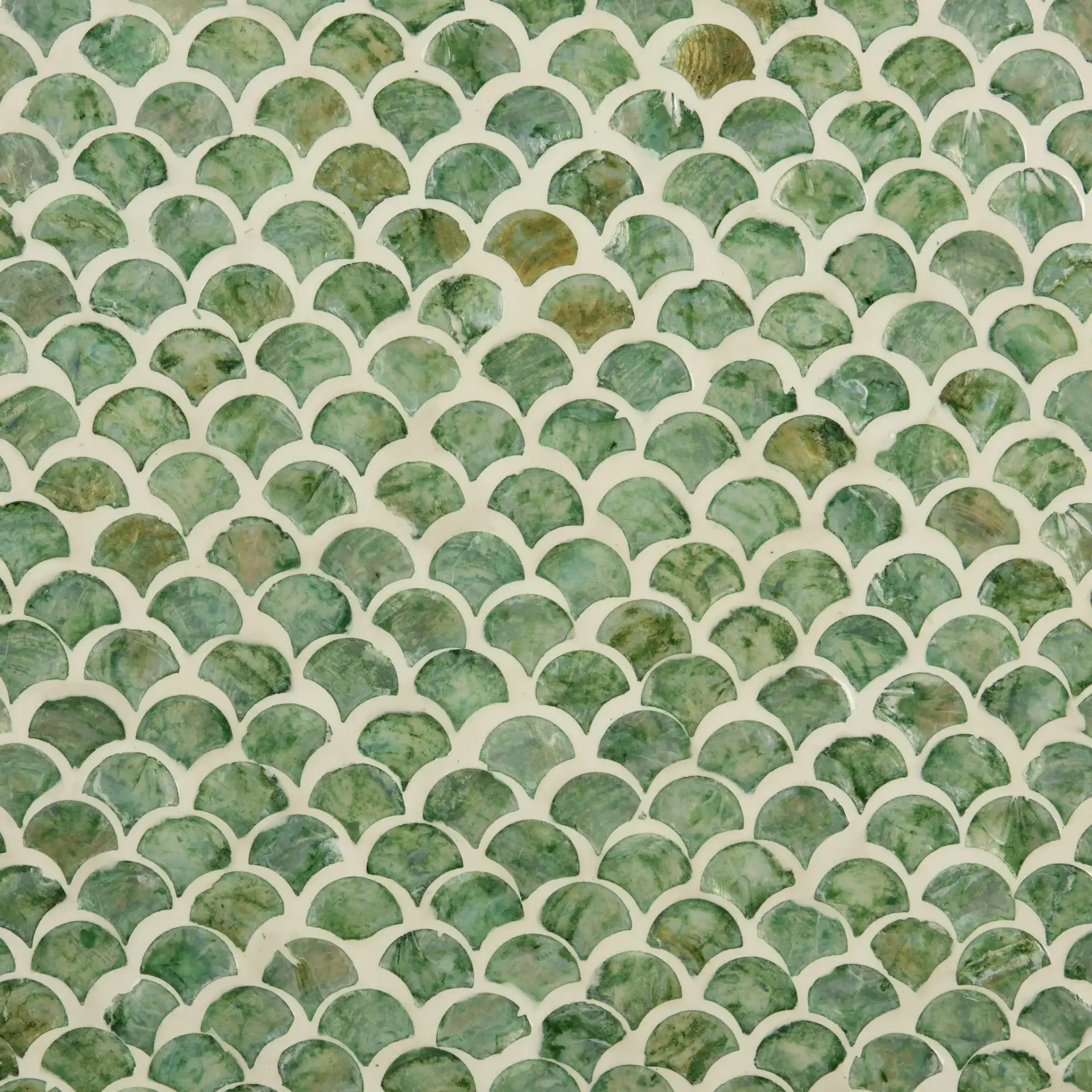 Ondrea Accent Table in Green / White, detail view