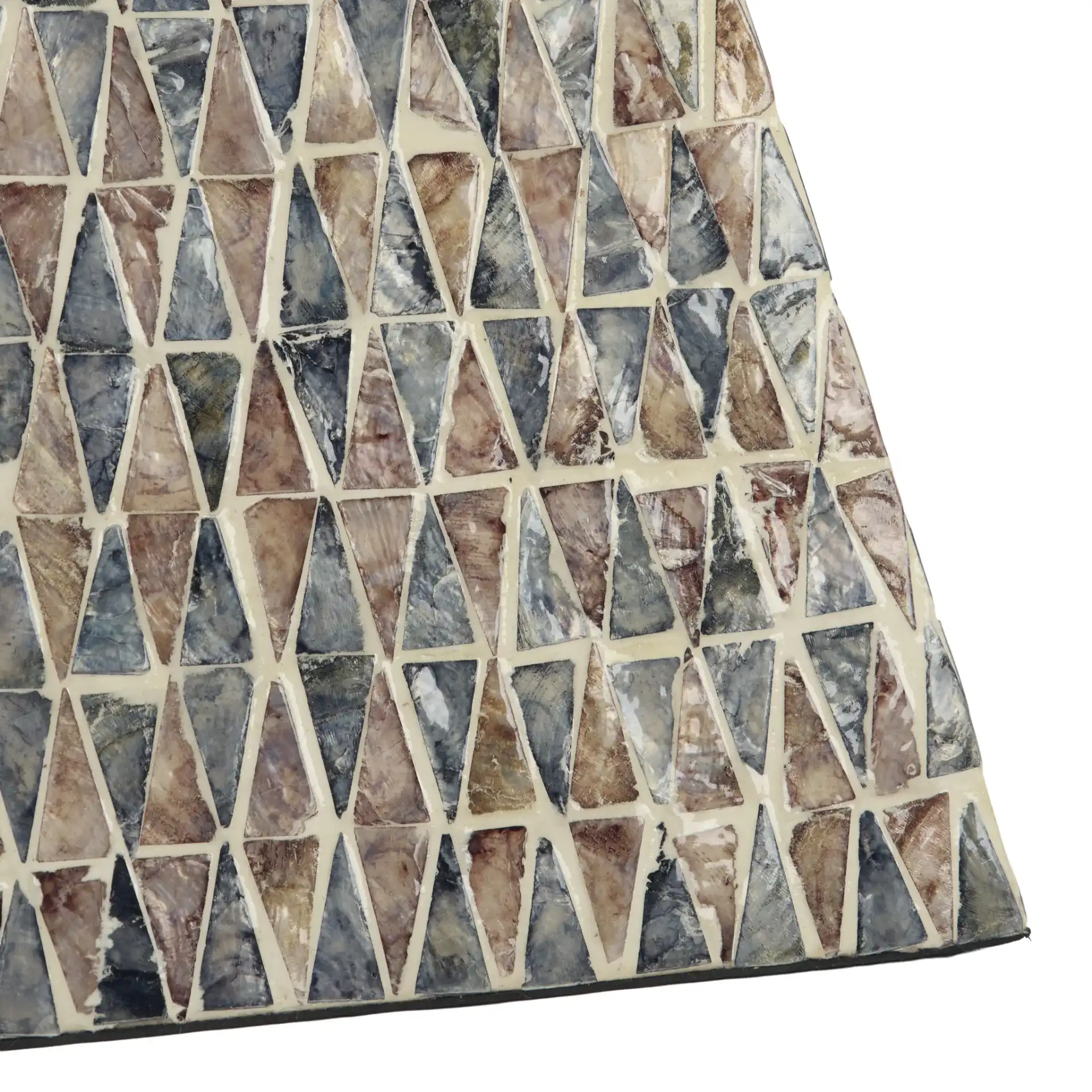 Nakisha Accent Table in Gray / Brown, detail view