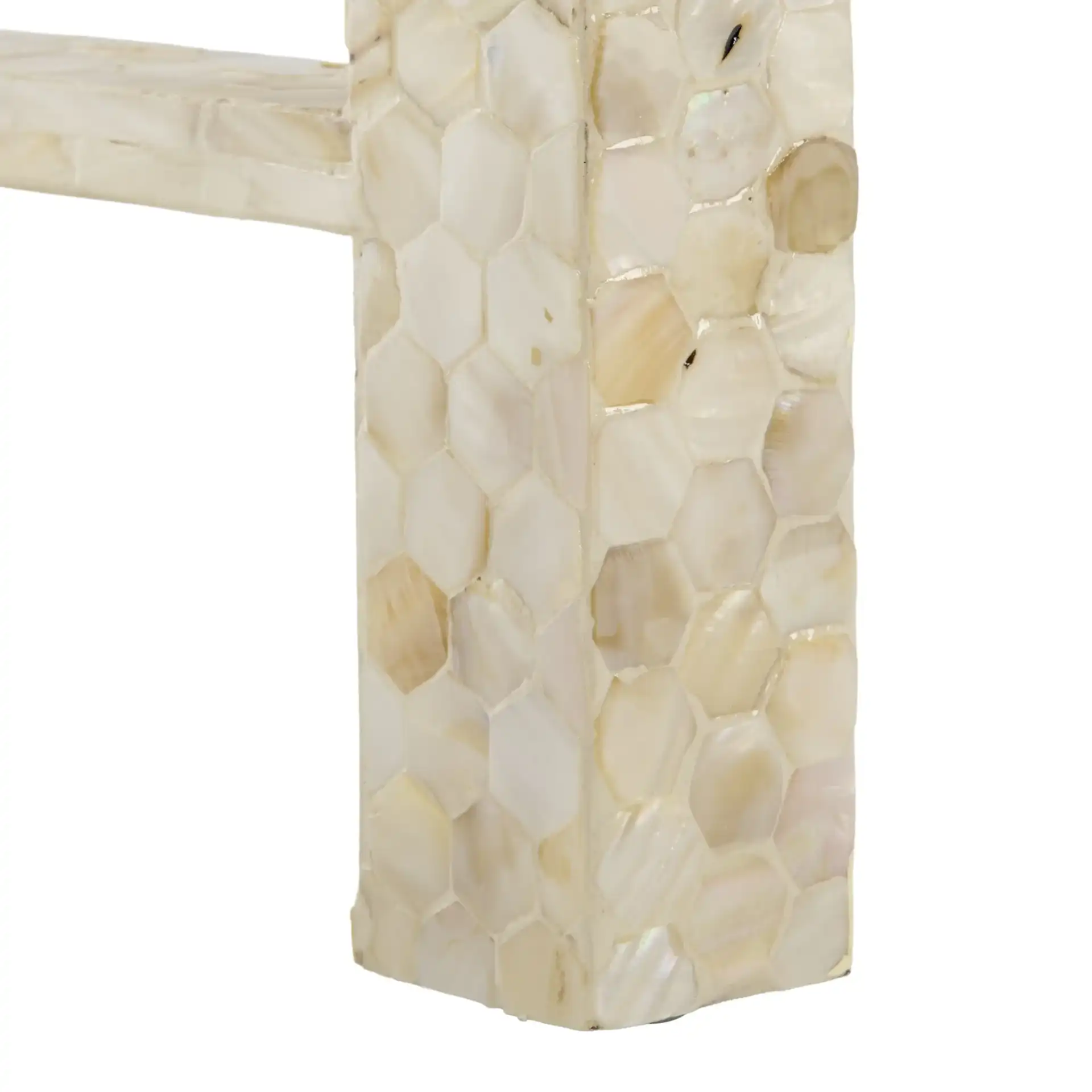 Daniza Accent Table in Beige, detail view