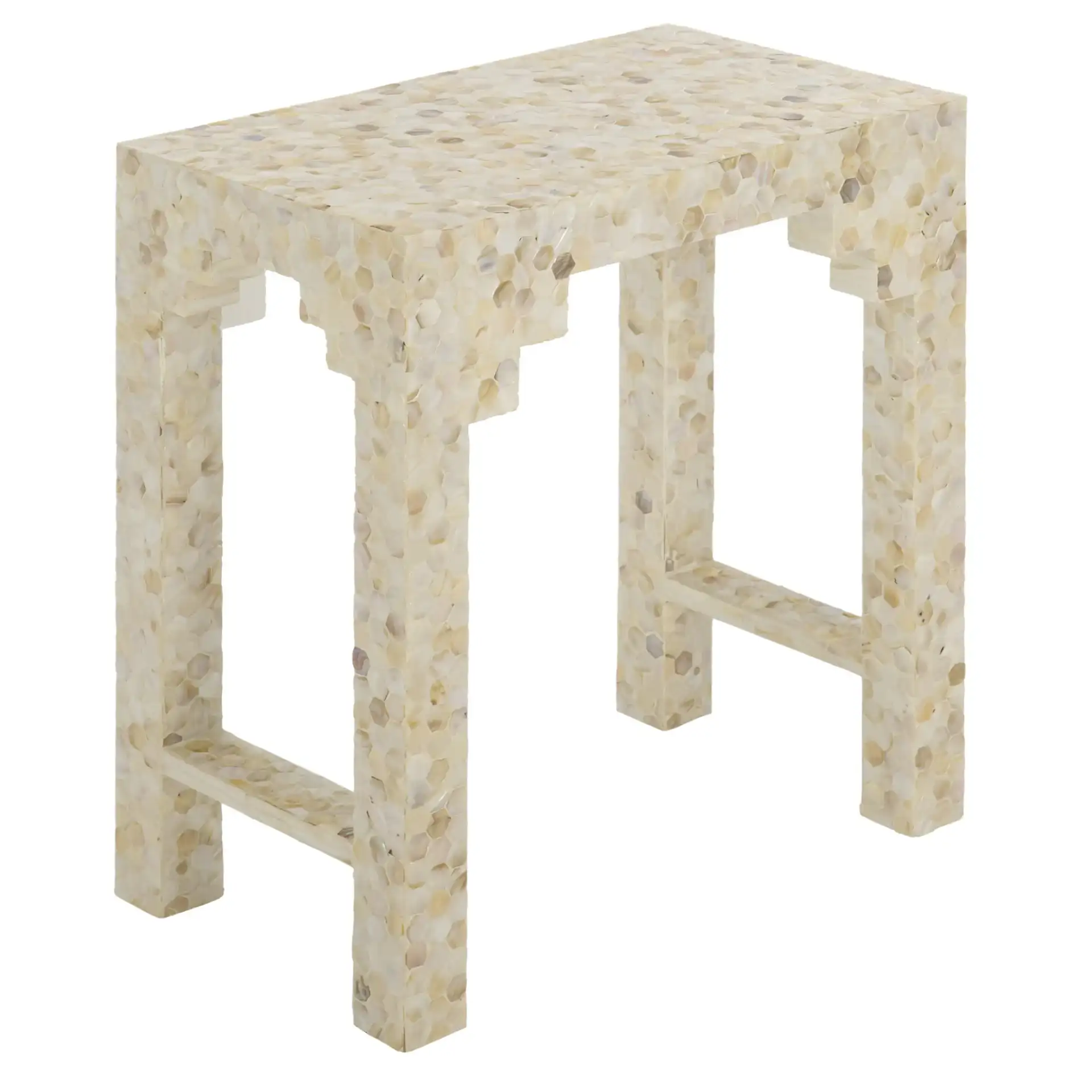 Daniza Accent Table in Beige, detail view