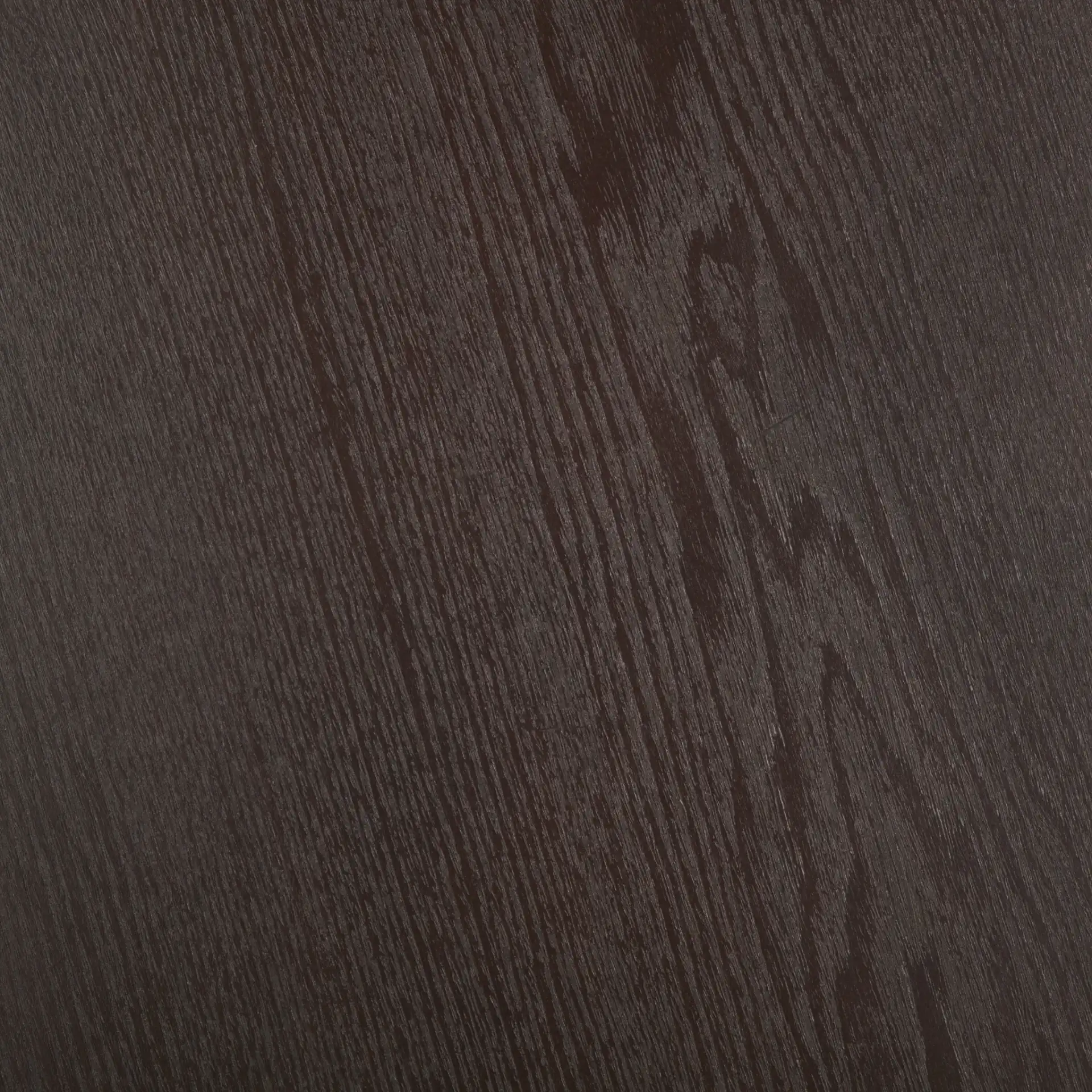 Agami Round Accent Table in Dark Brown, detail view