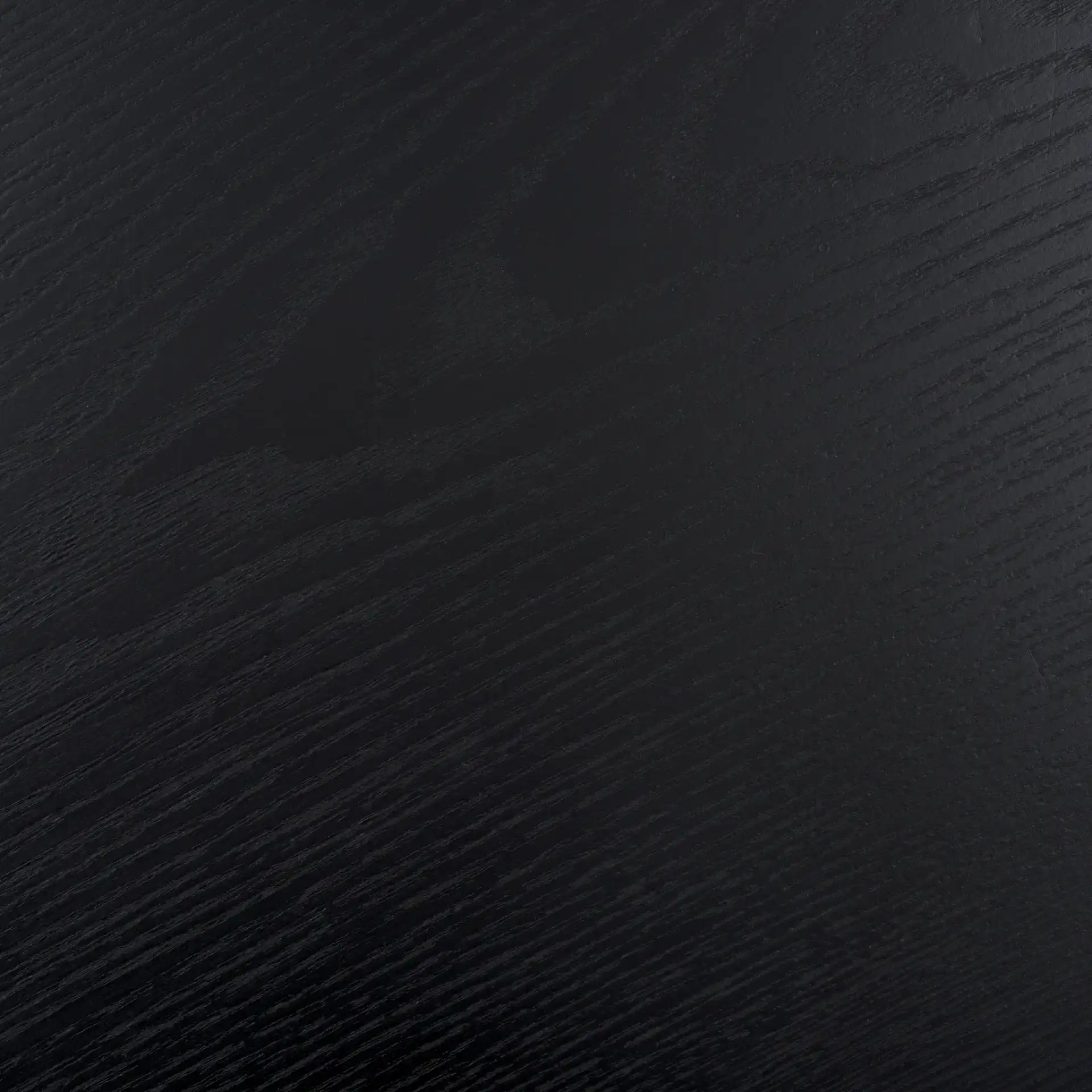 Bahan Round End Table in Black, detail view