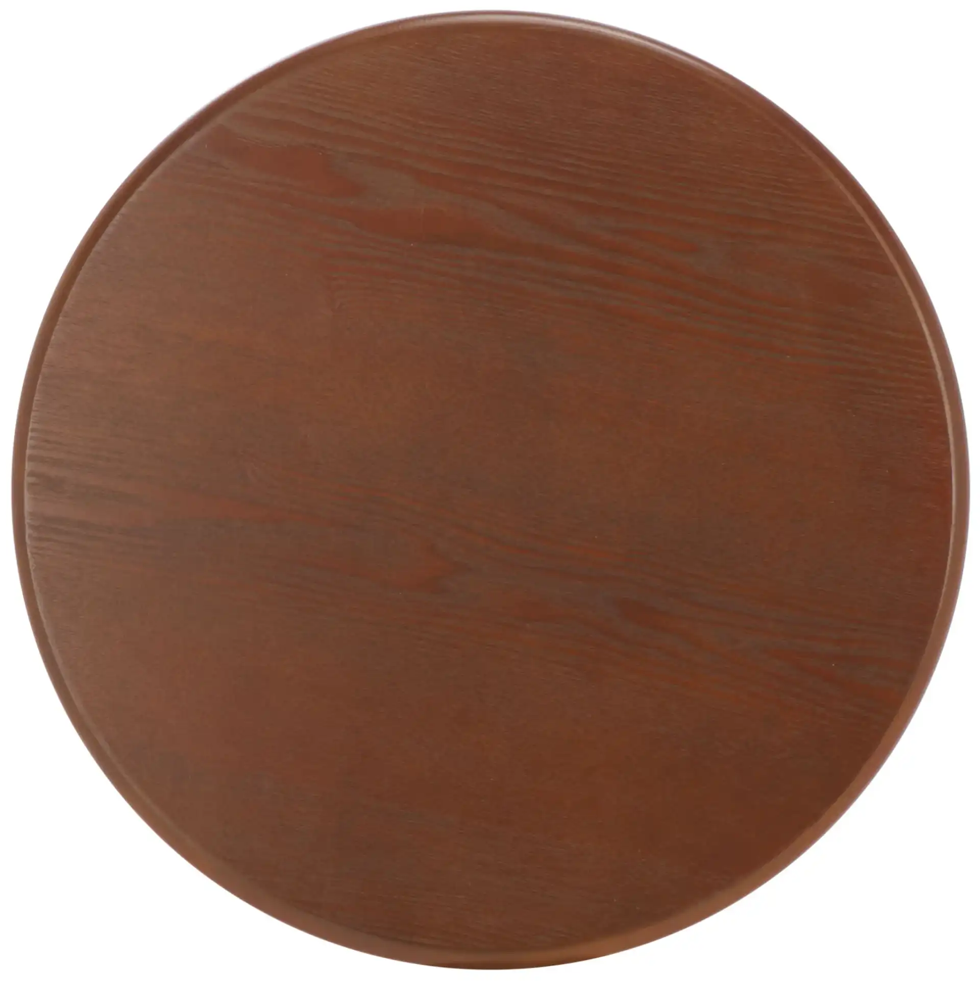 Alanka Round End Table in Black, detail view