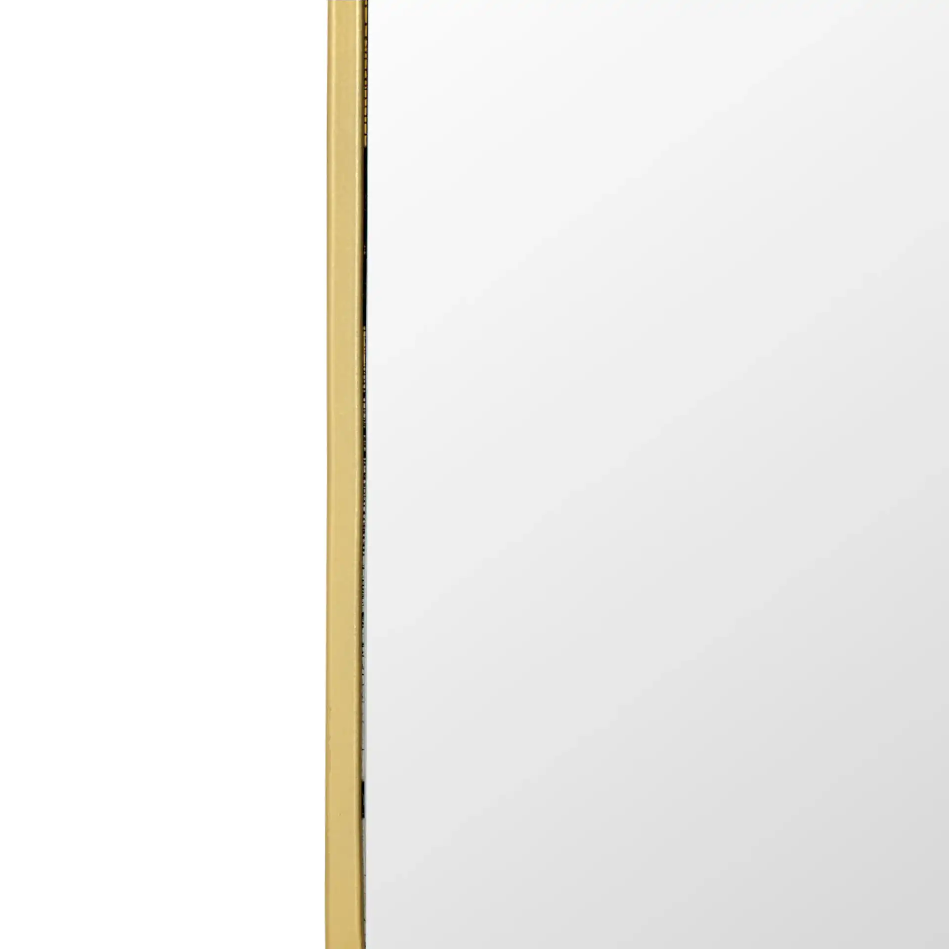 Paku Square Side Table in Gold / Mirror, detail view