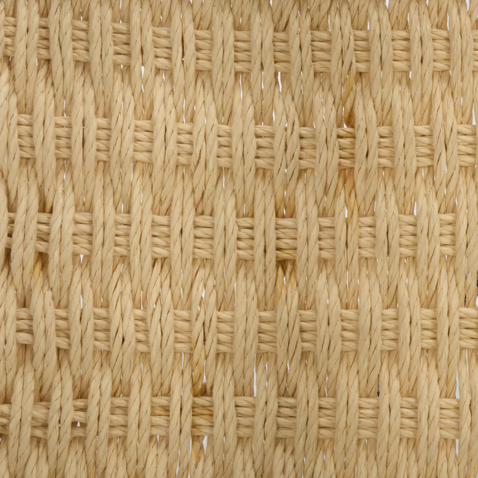 Omaka One-Shelf End Table in Natural / Black, detail view