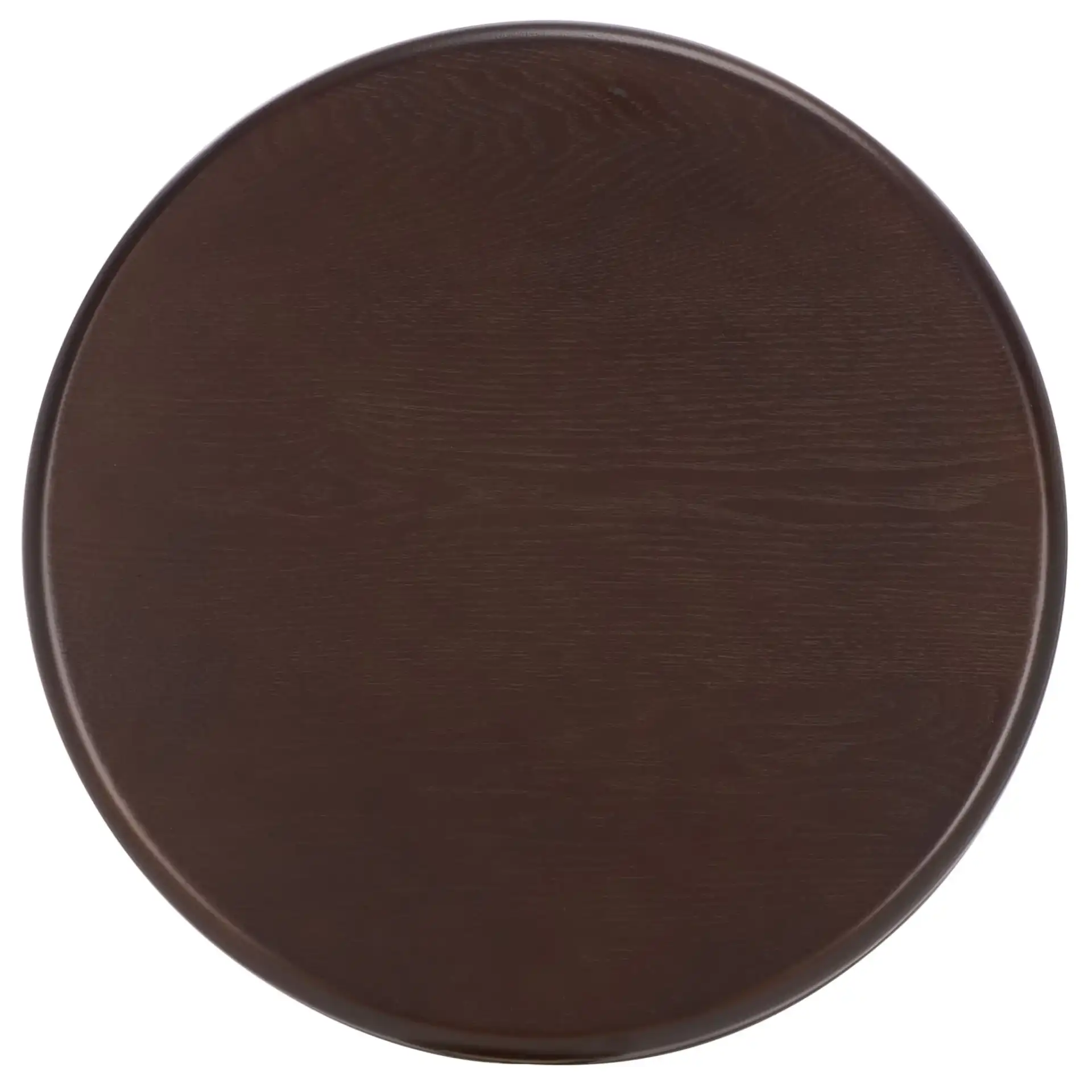 Ohana Accent Table in Dark Brown, detail view