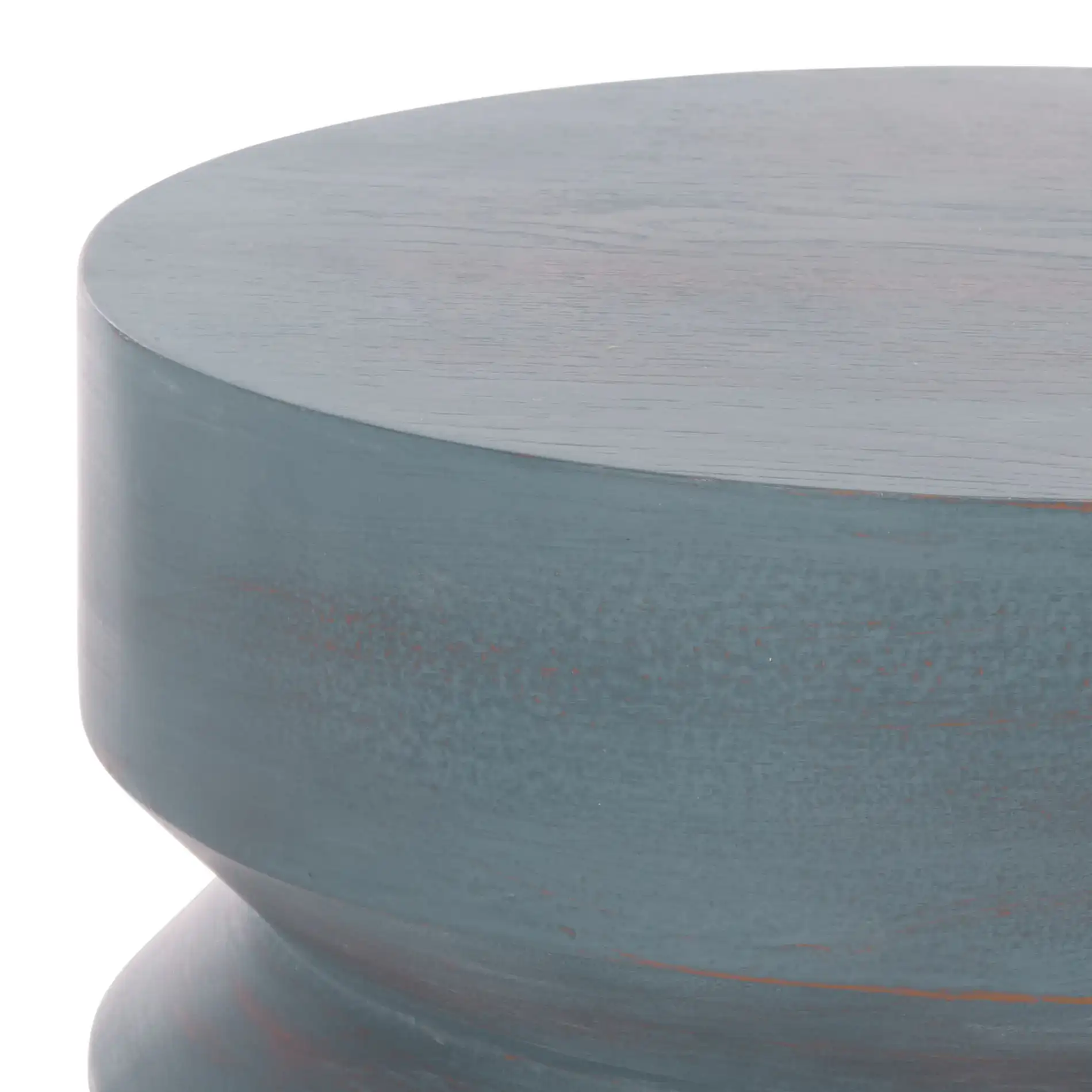 Joscelyne Accent Table in Antique Blue in a styled room