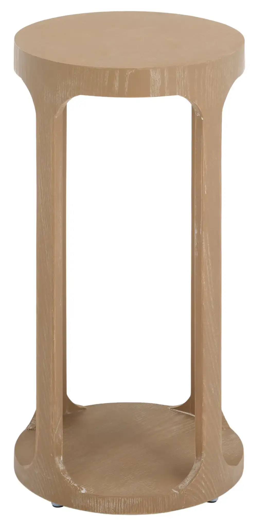 Radix Tall Accent Table in Bleached White