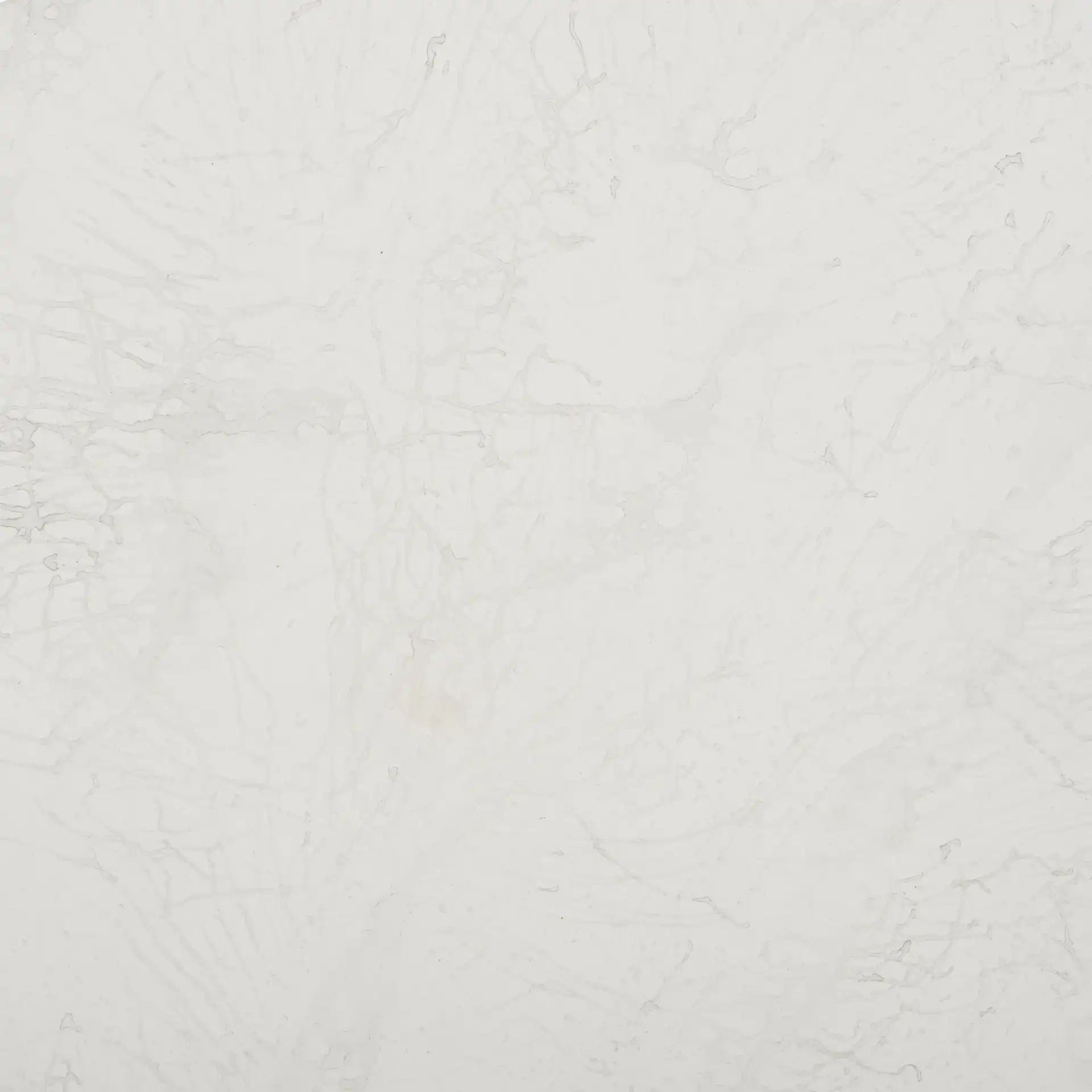 Dove End Table in White Faux Marble / Gold, detail view