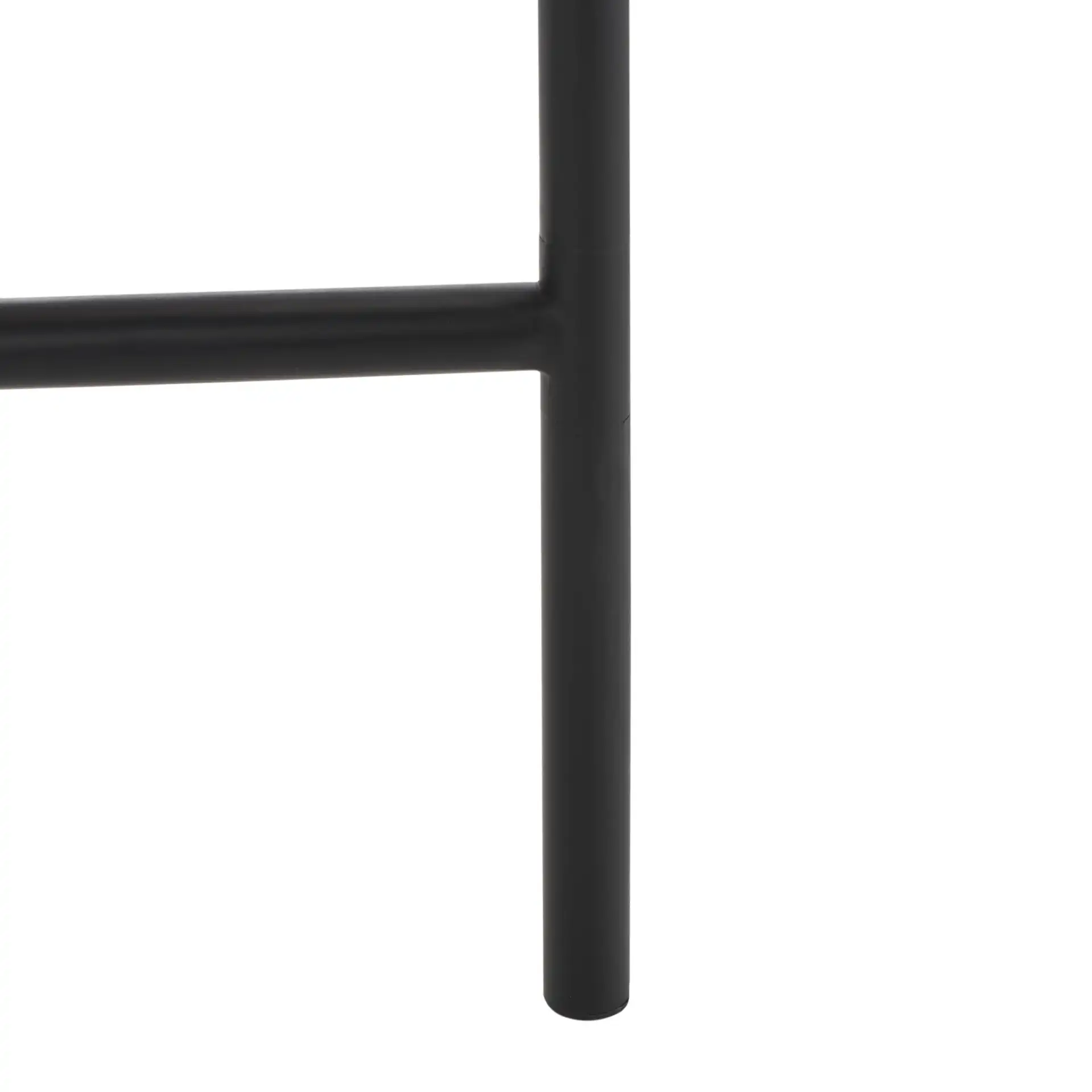 Dallas End Table in Brown / White Faux Marble, detail view