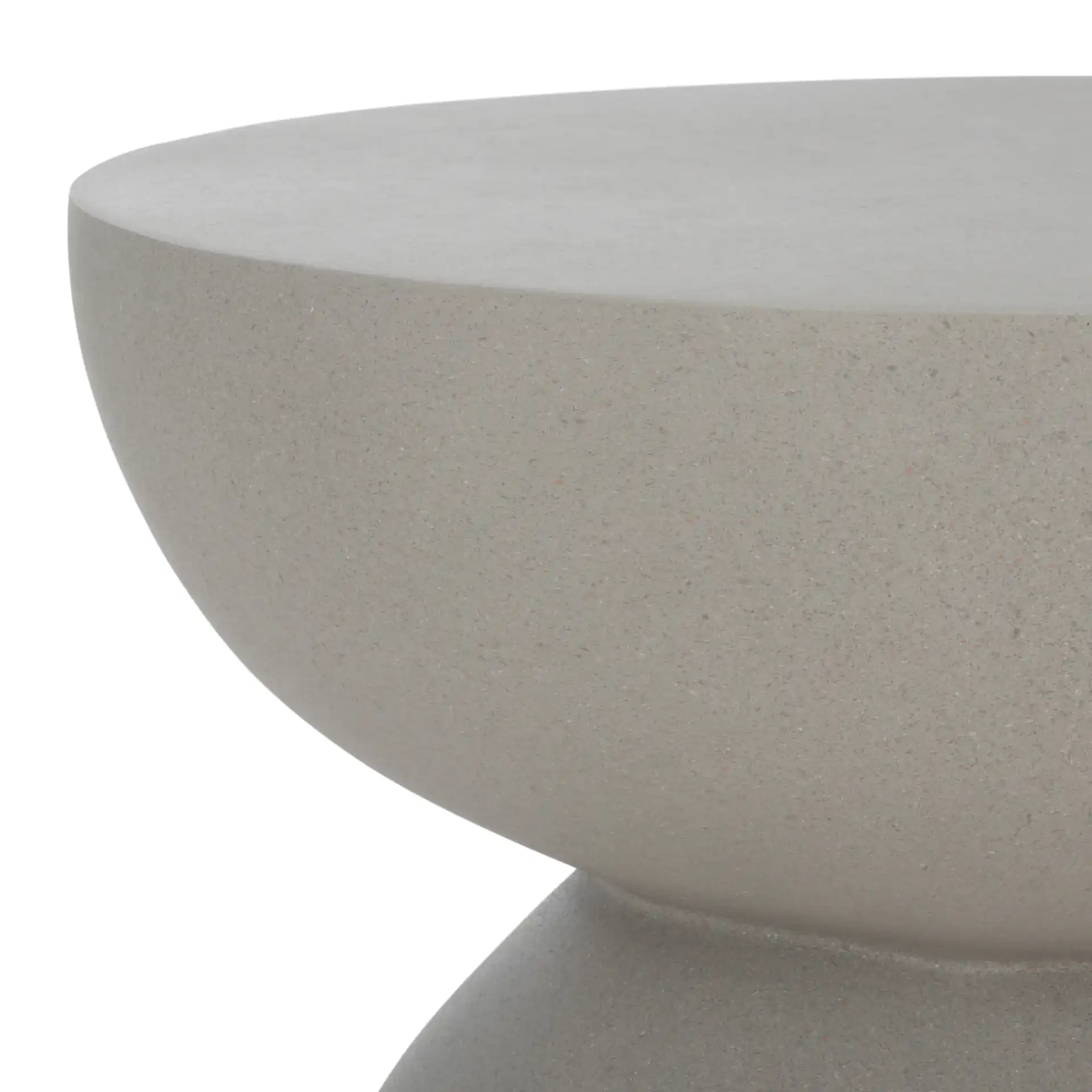 Ailani Accent Table in Gray in a styled room