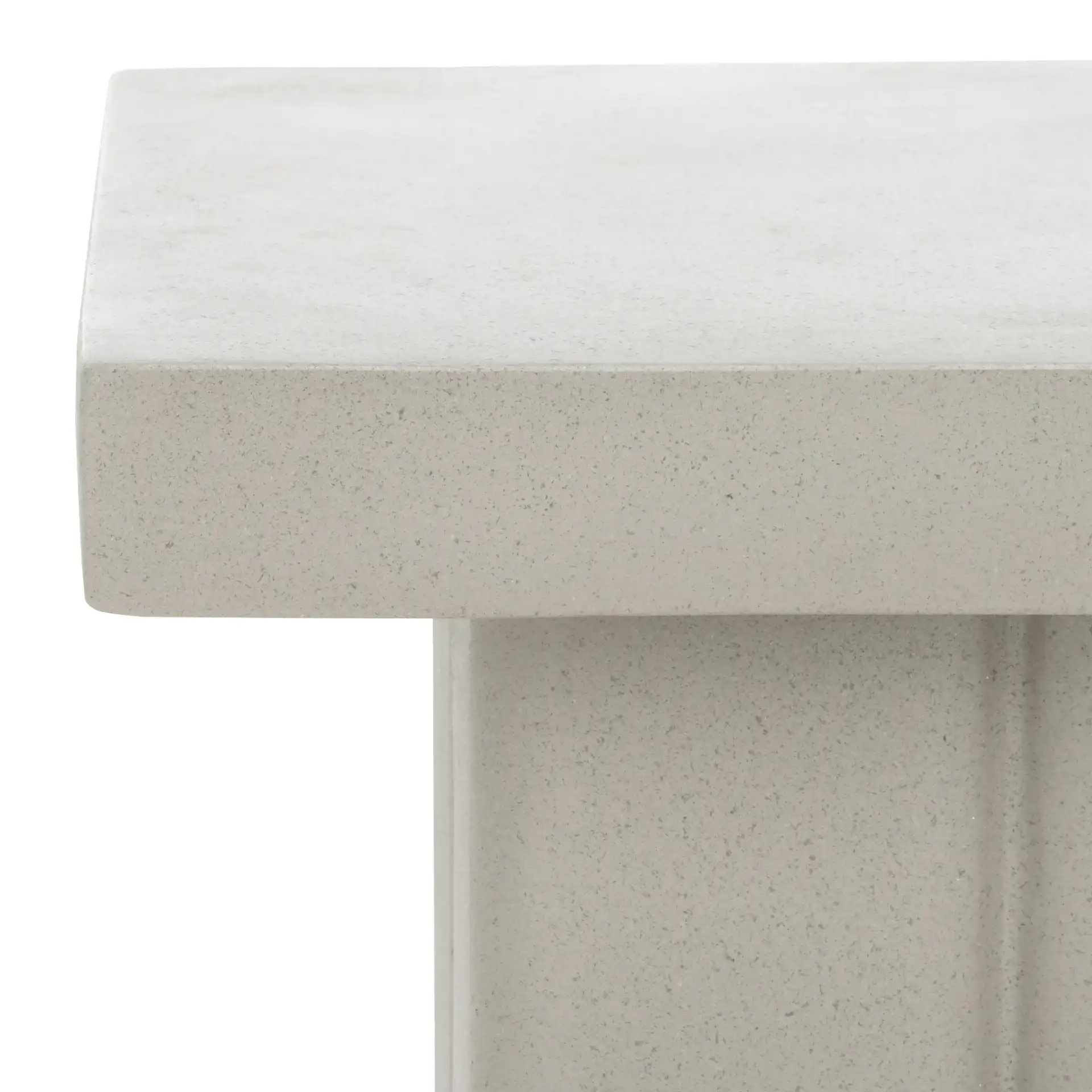 Oaklyn Square Accent Table in Gray in a styled room