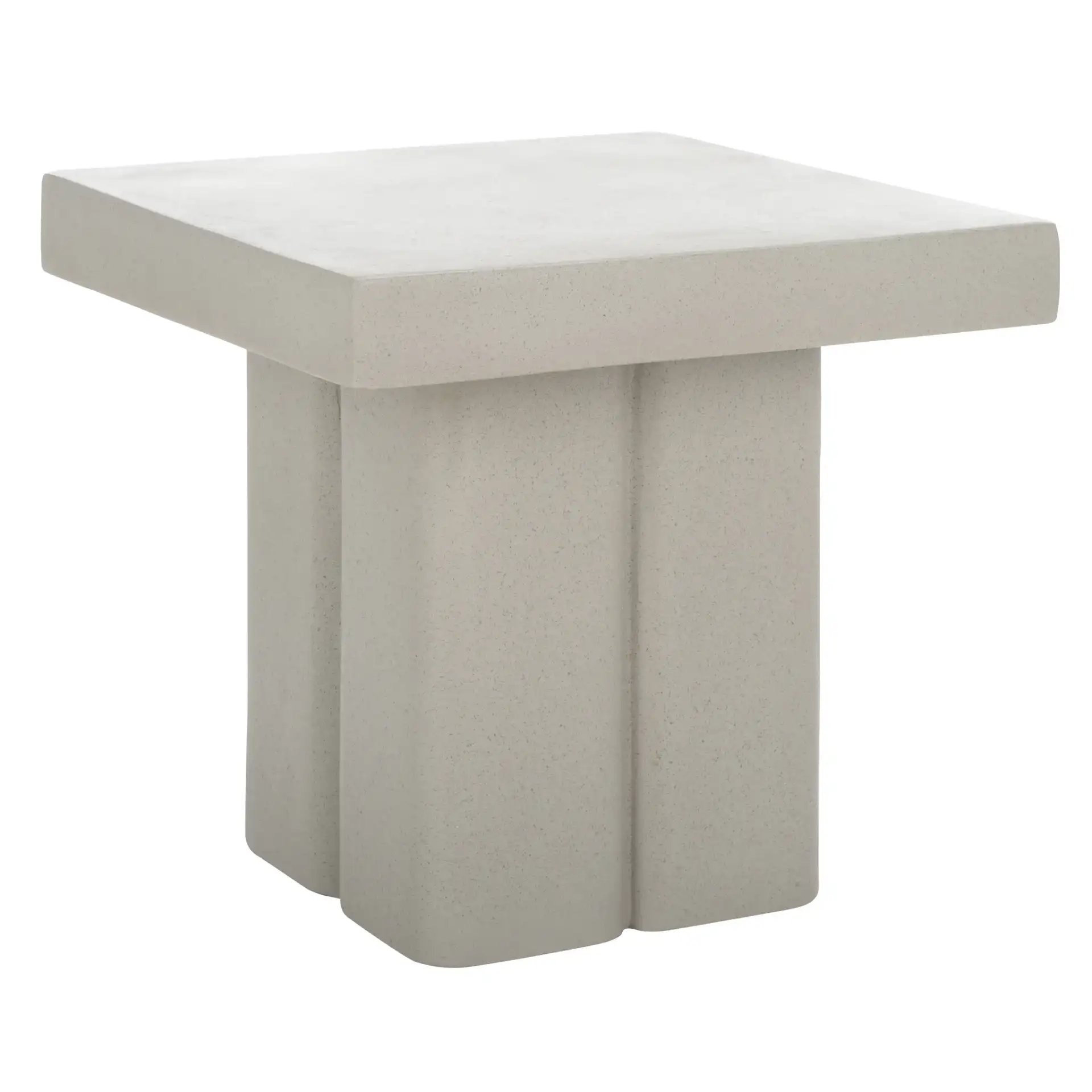 Oaklyn Square Accent Table in Gray, detail view