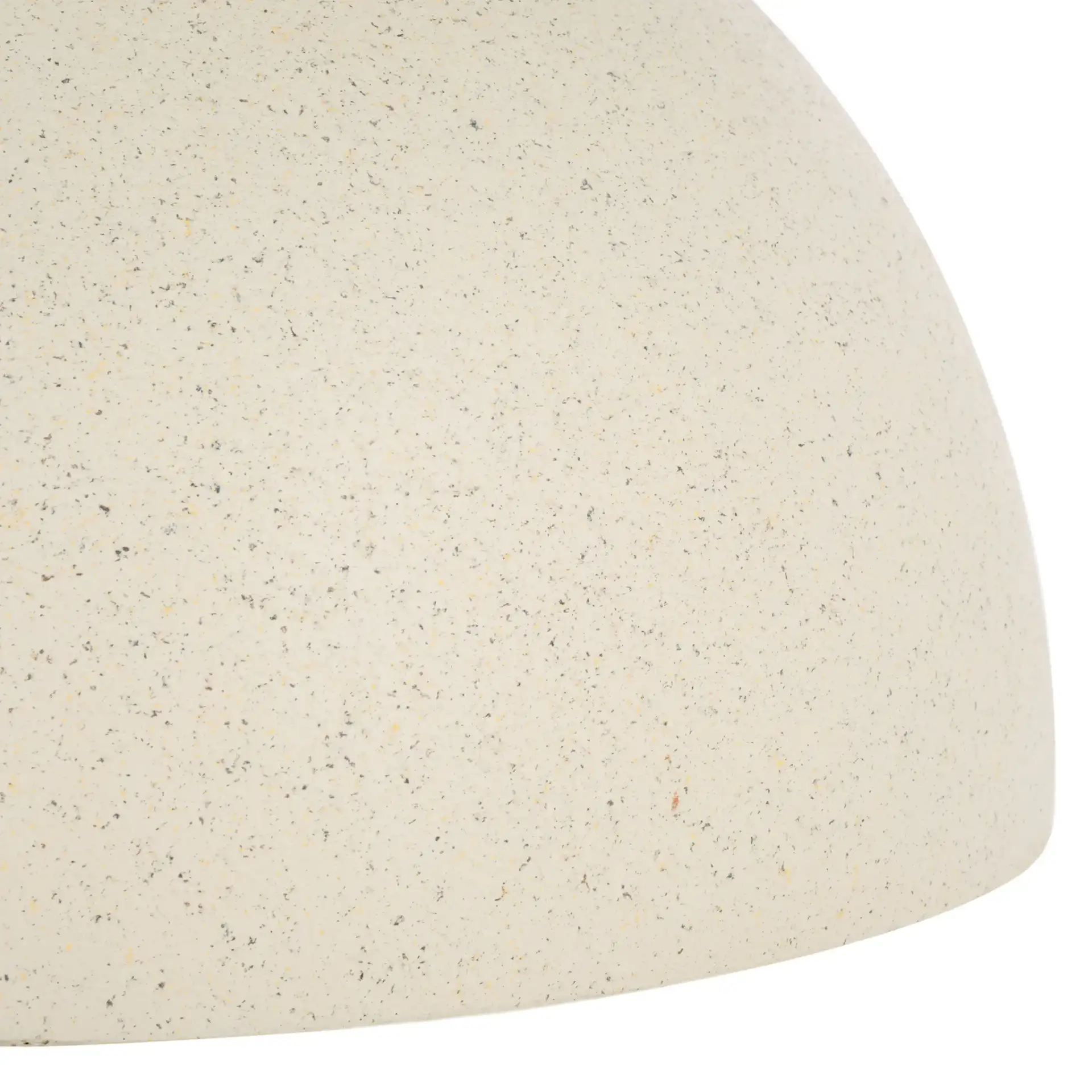 Austyn Hourglass Accent Table in White, detail view