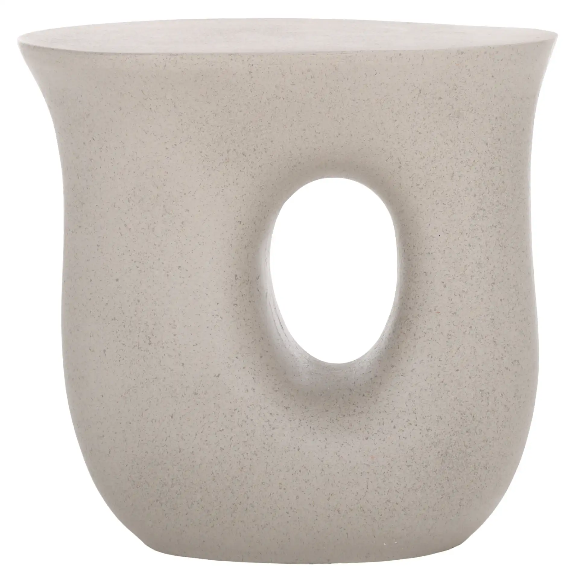 Irelyn Accent Table in Gray, detail view