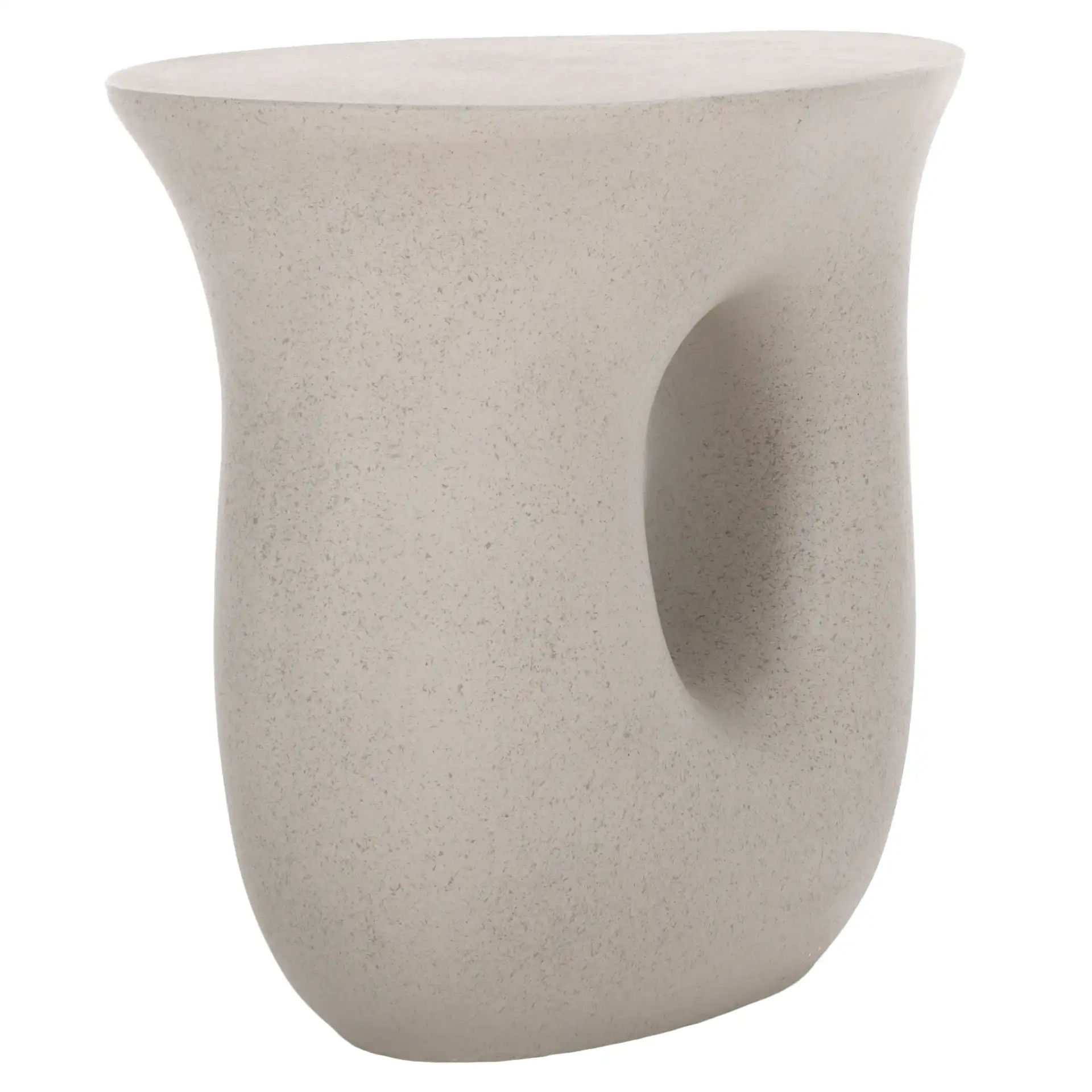 Irelyn Accent Table in Gray, detail view