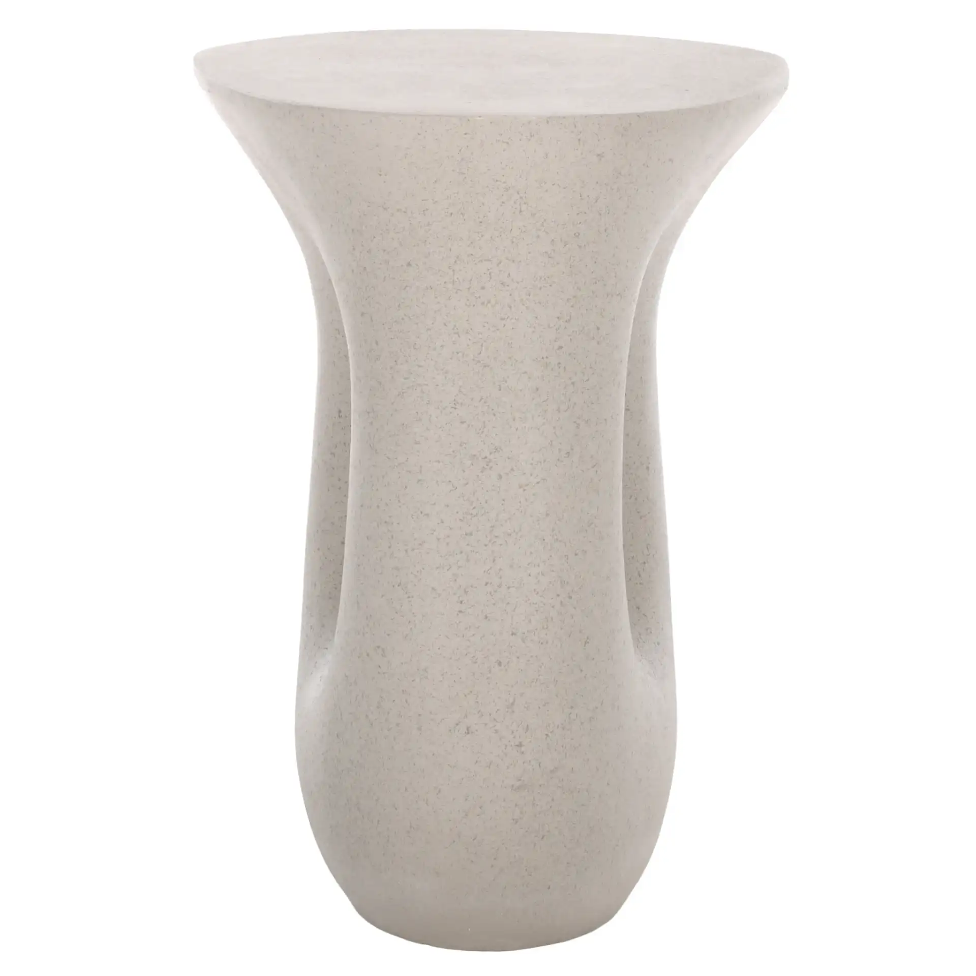 Irelyn Accent Table in Gray, detail view