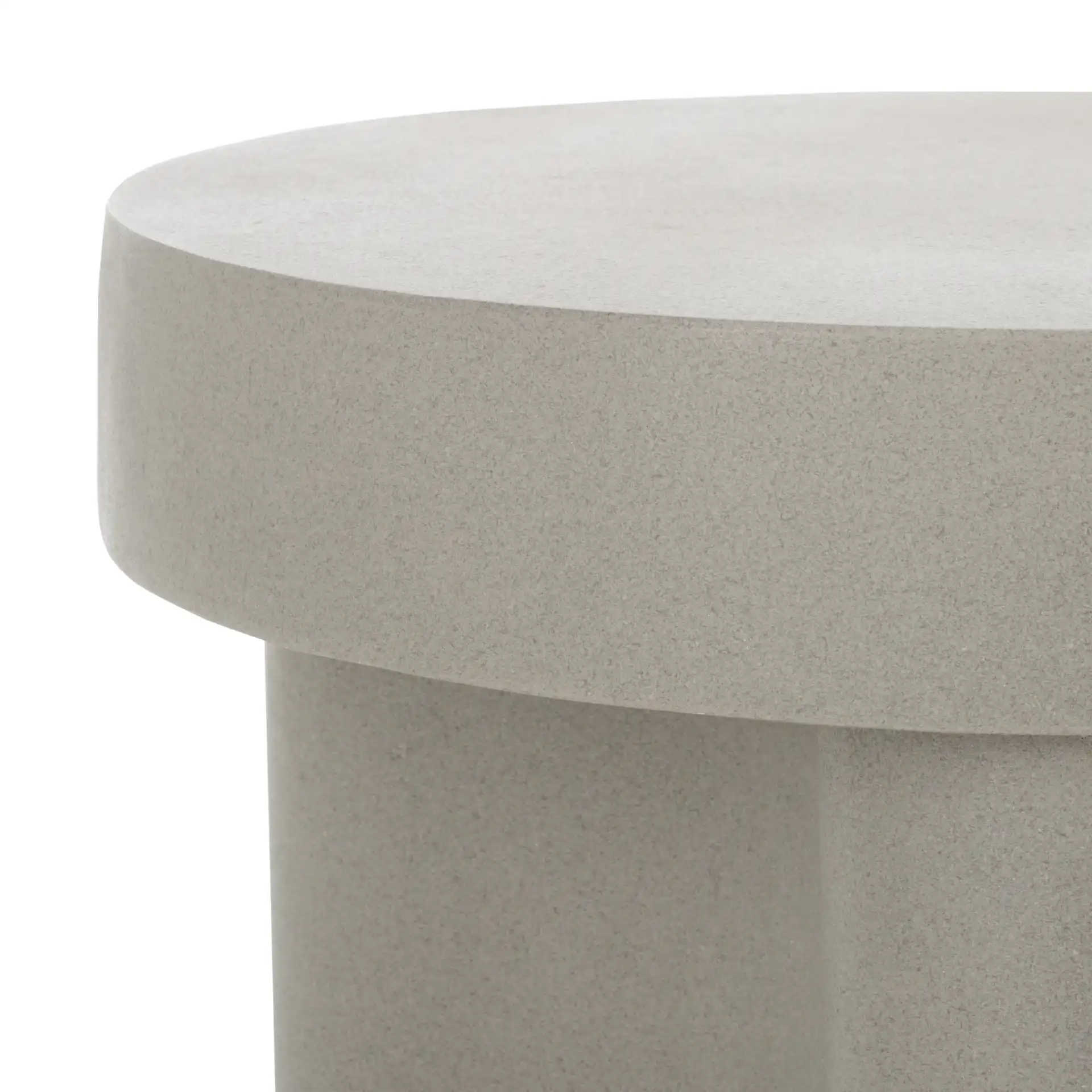 Kadence Accent Table in Gray in a styled room