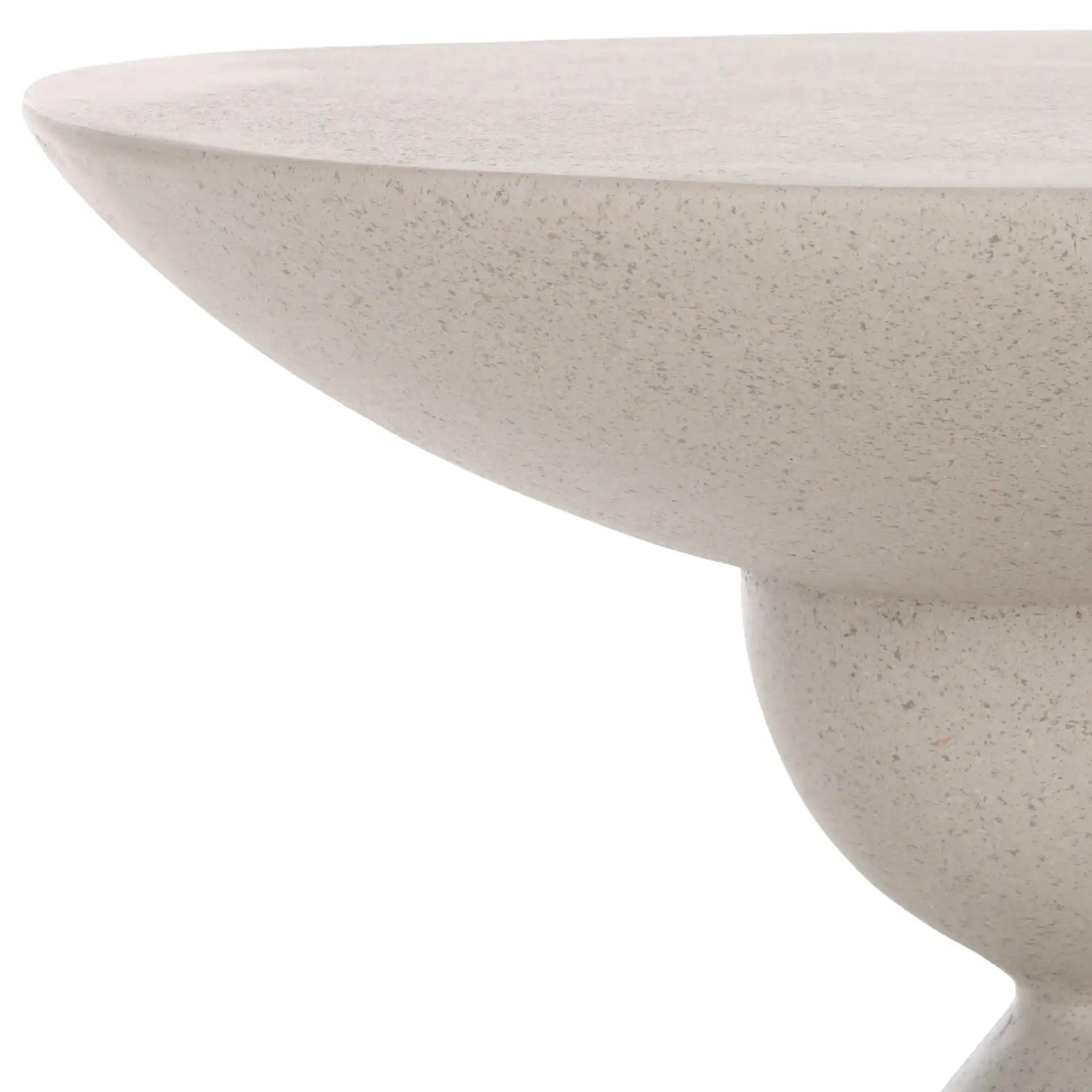 Atley Accent Table in Gray in a styled room