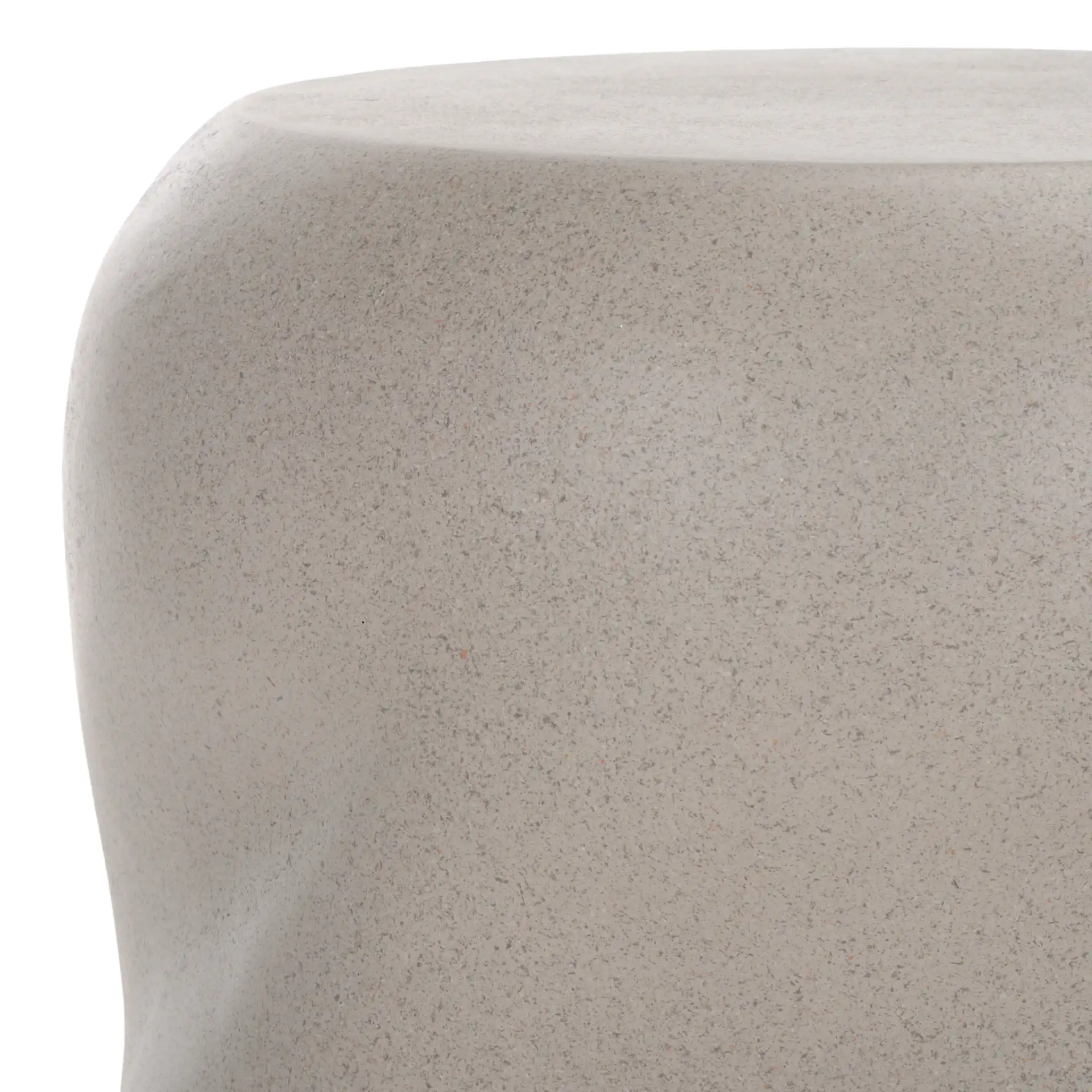 Carrick Accent Table in Gray in a styled room