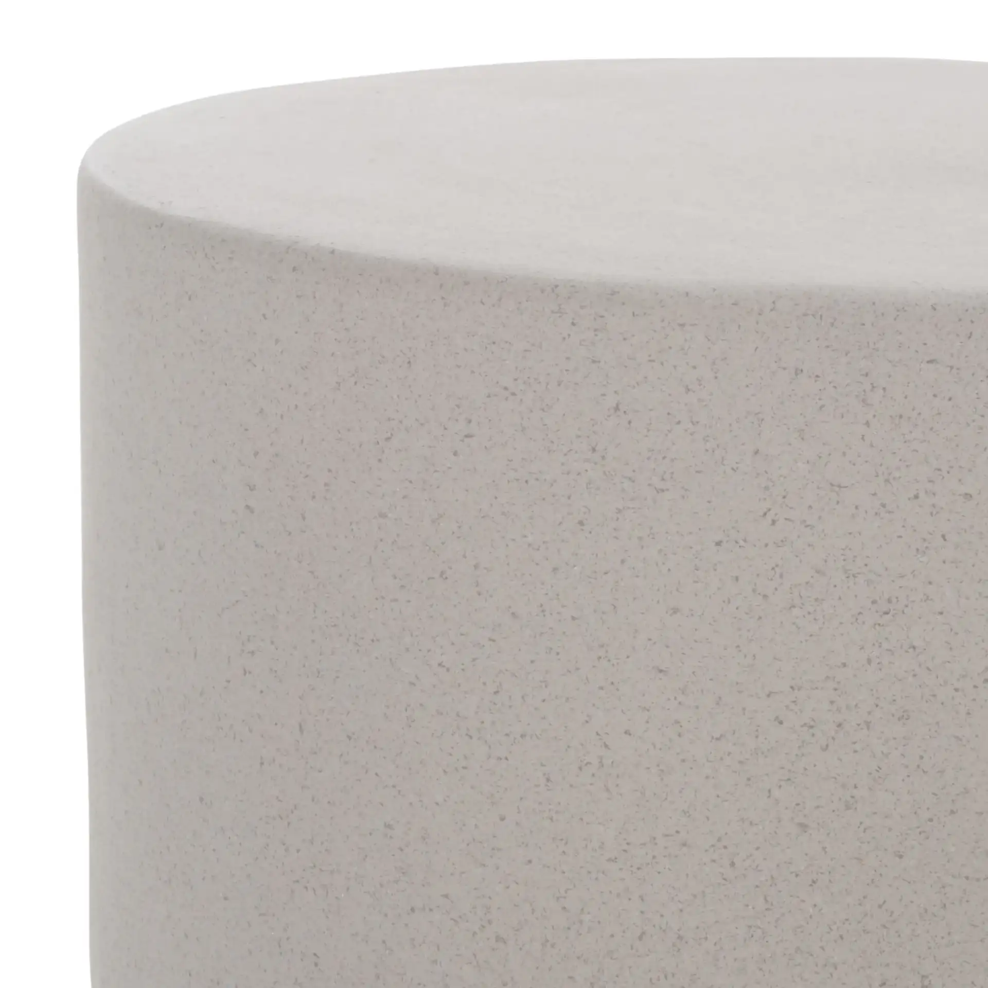 Eldrick Accent Table in Gray in a styled room