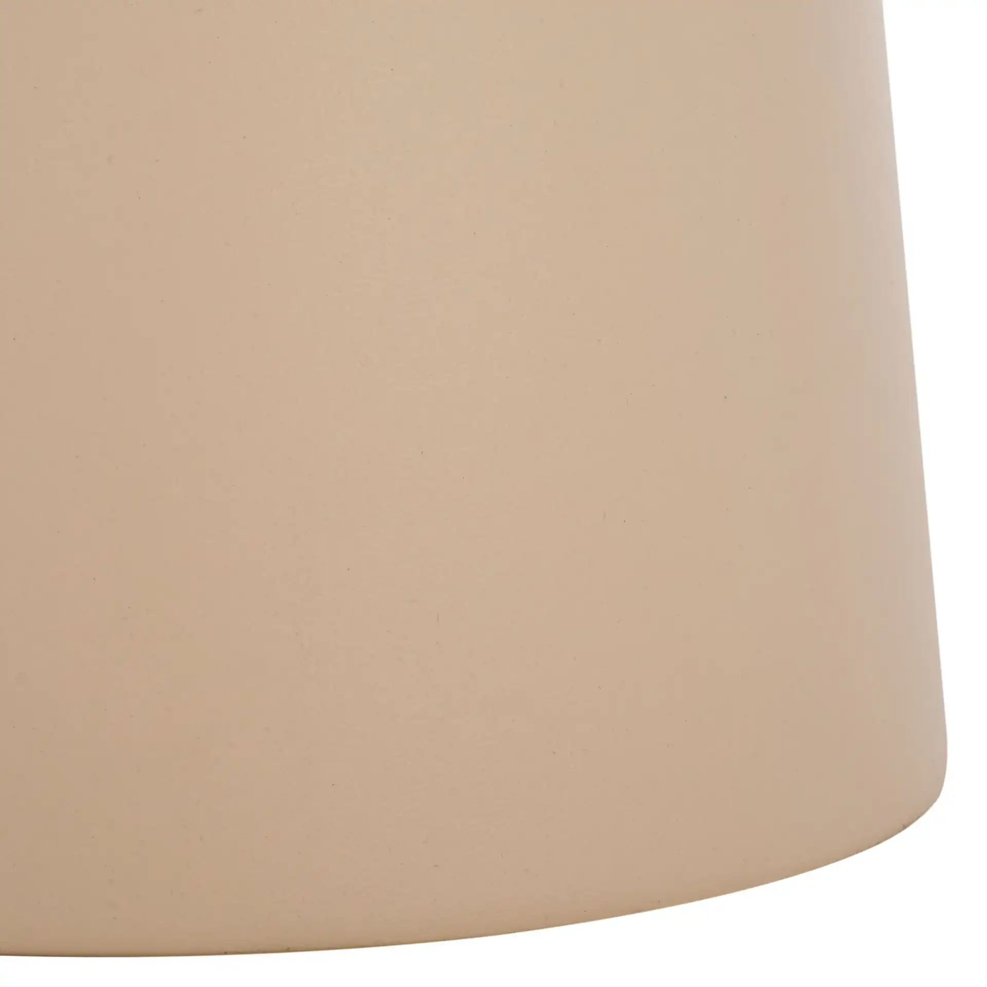 Nurem Tall Ceramic Side Table in Beige Ceramic / Beige, detail view