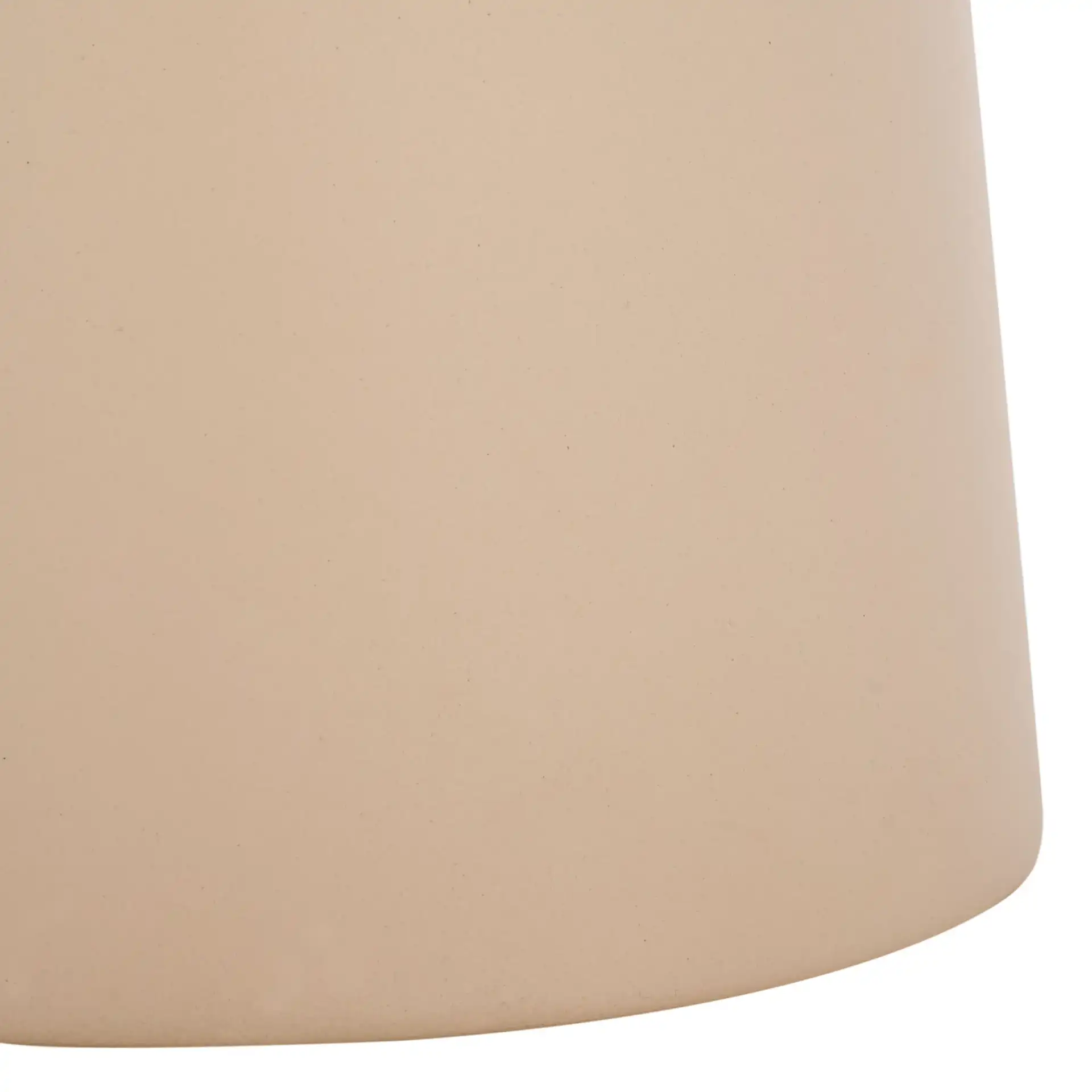 Nurem Short Ceramic Side Table in Beige Ceramic / Beige, detail view