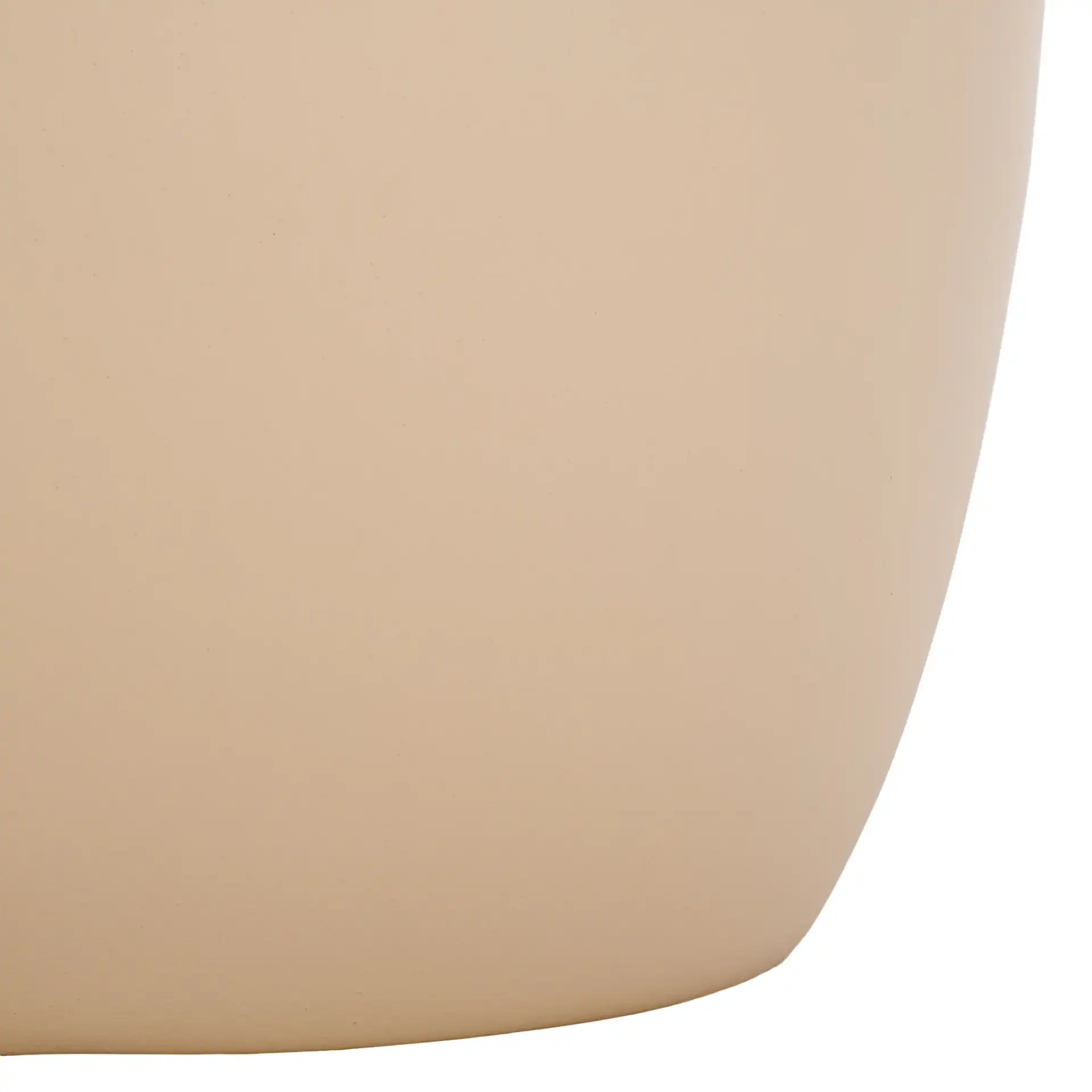 Kielh Short Ceramic Side Table in Beige Ceramic / Beige, detail view