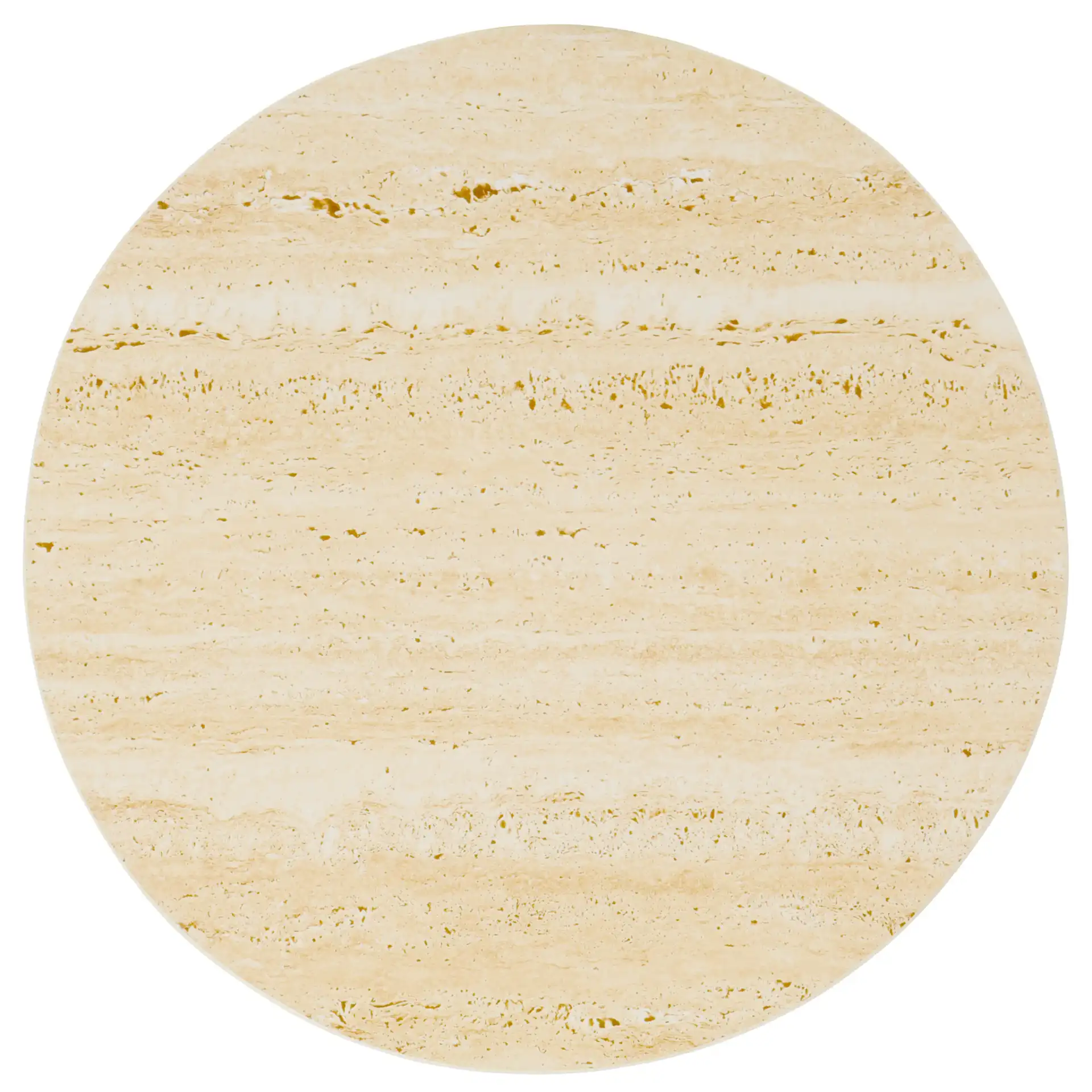Kielh Short Ceramic Side Table in Beige Ceramic / Beige, detail view