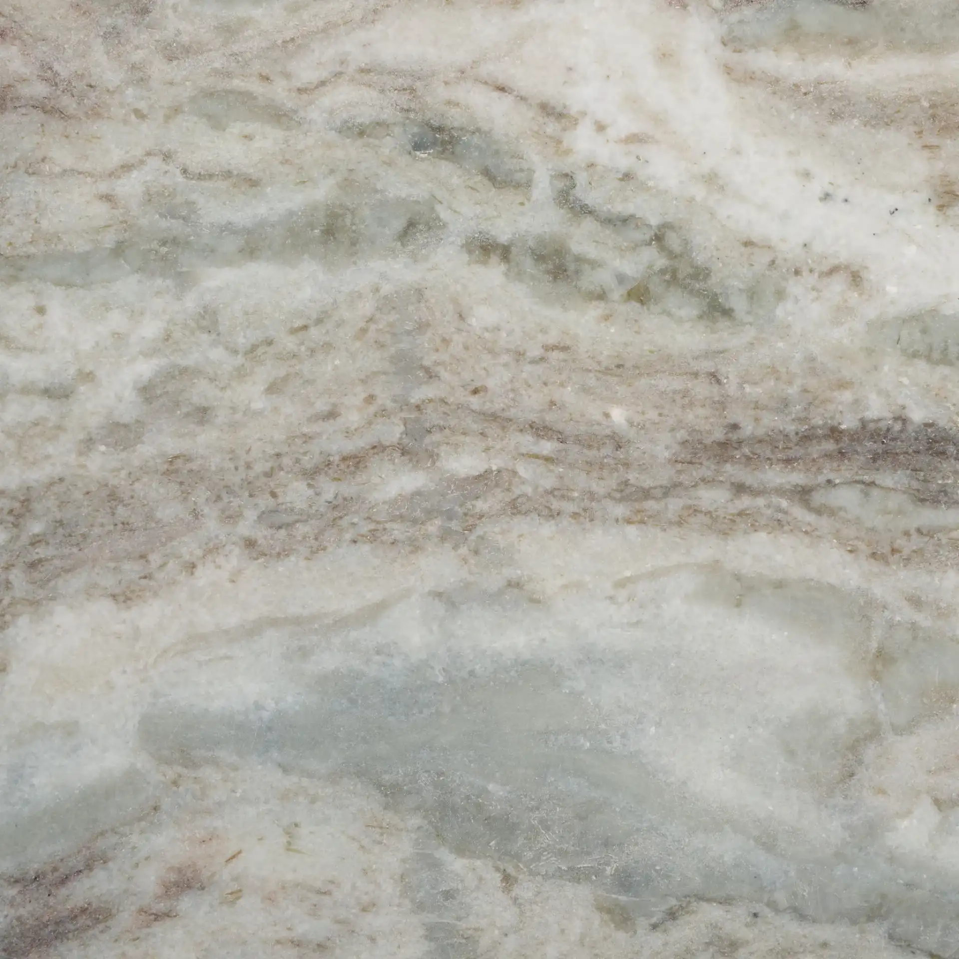 Mono Medium Marble Side Table in Off-White Marble / Walnut, detail view