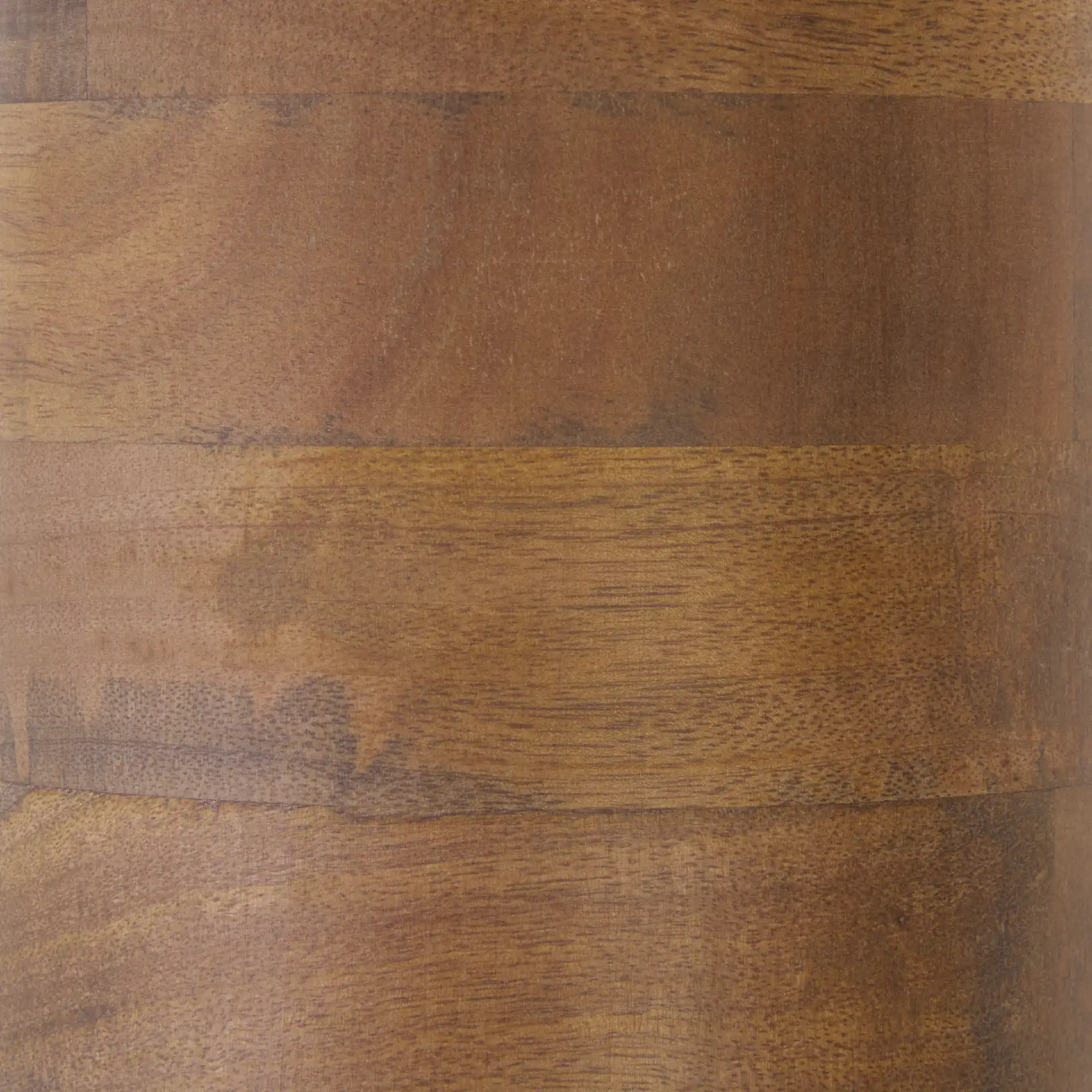 Mono Small Marble Side Table in Off-White Marble / Walnut, detail view