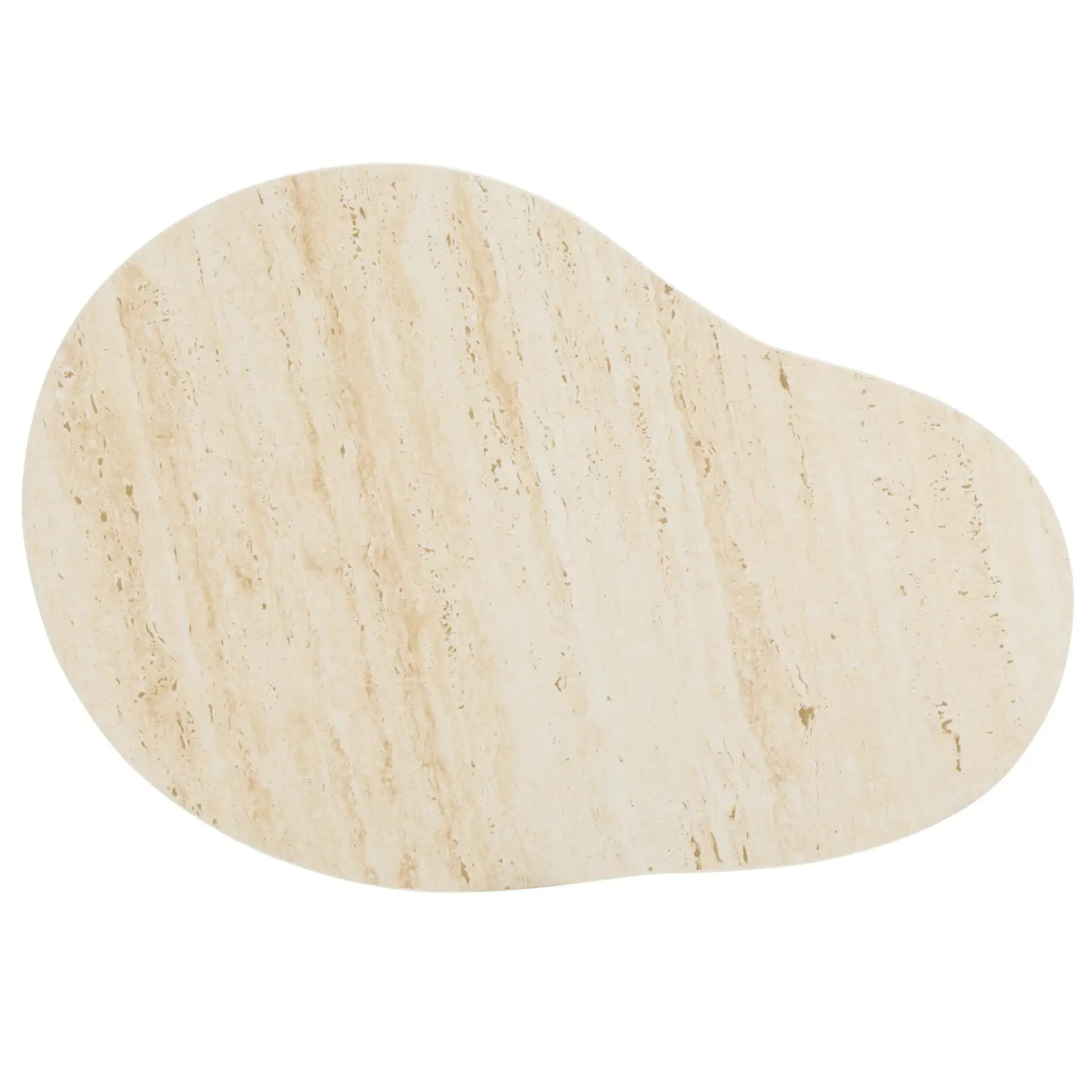 Mtp Medium Ceramic Side Table in Beige Ceramic / Beige, detail view
