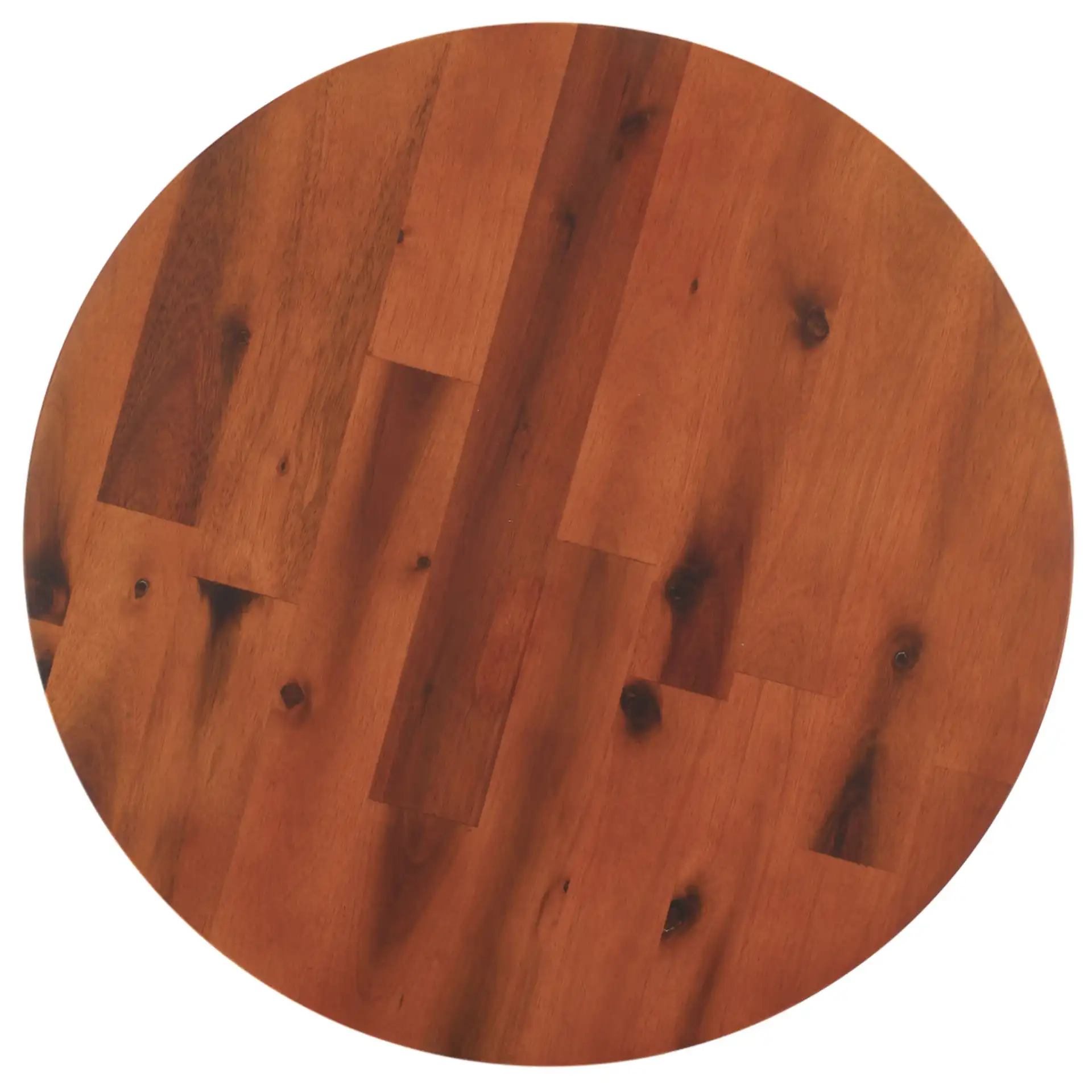 Benvolio Accent Table in Natural / Charcoal, detail view