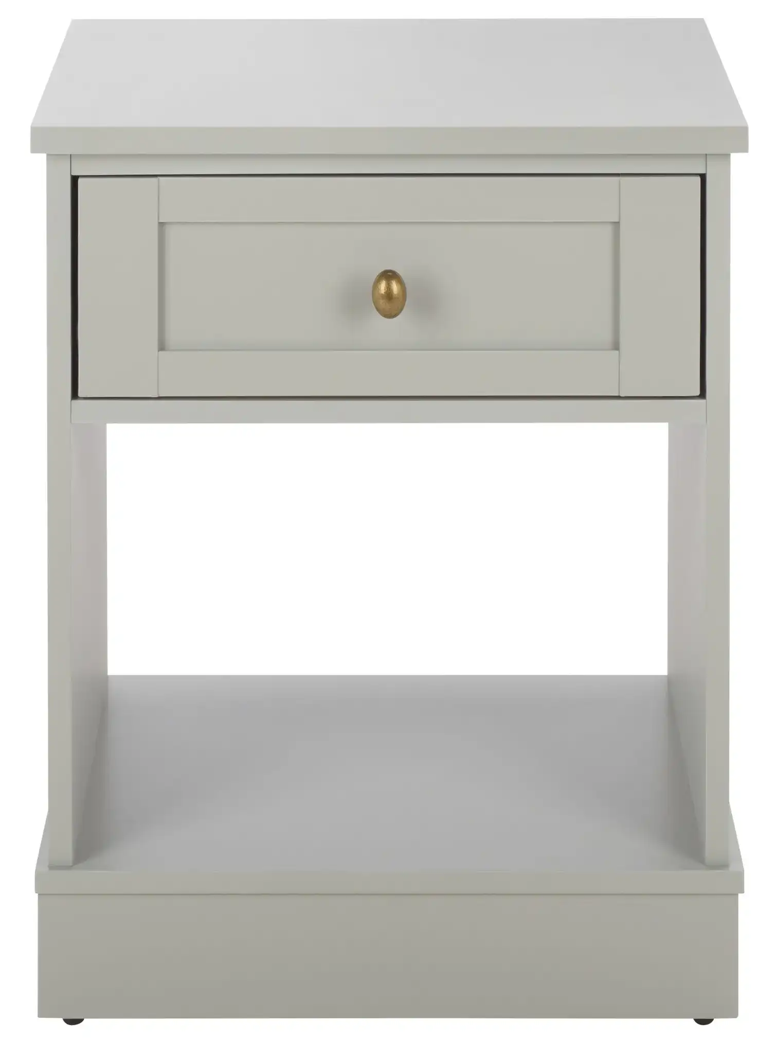 Light Gray / Brass