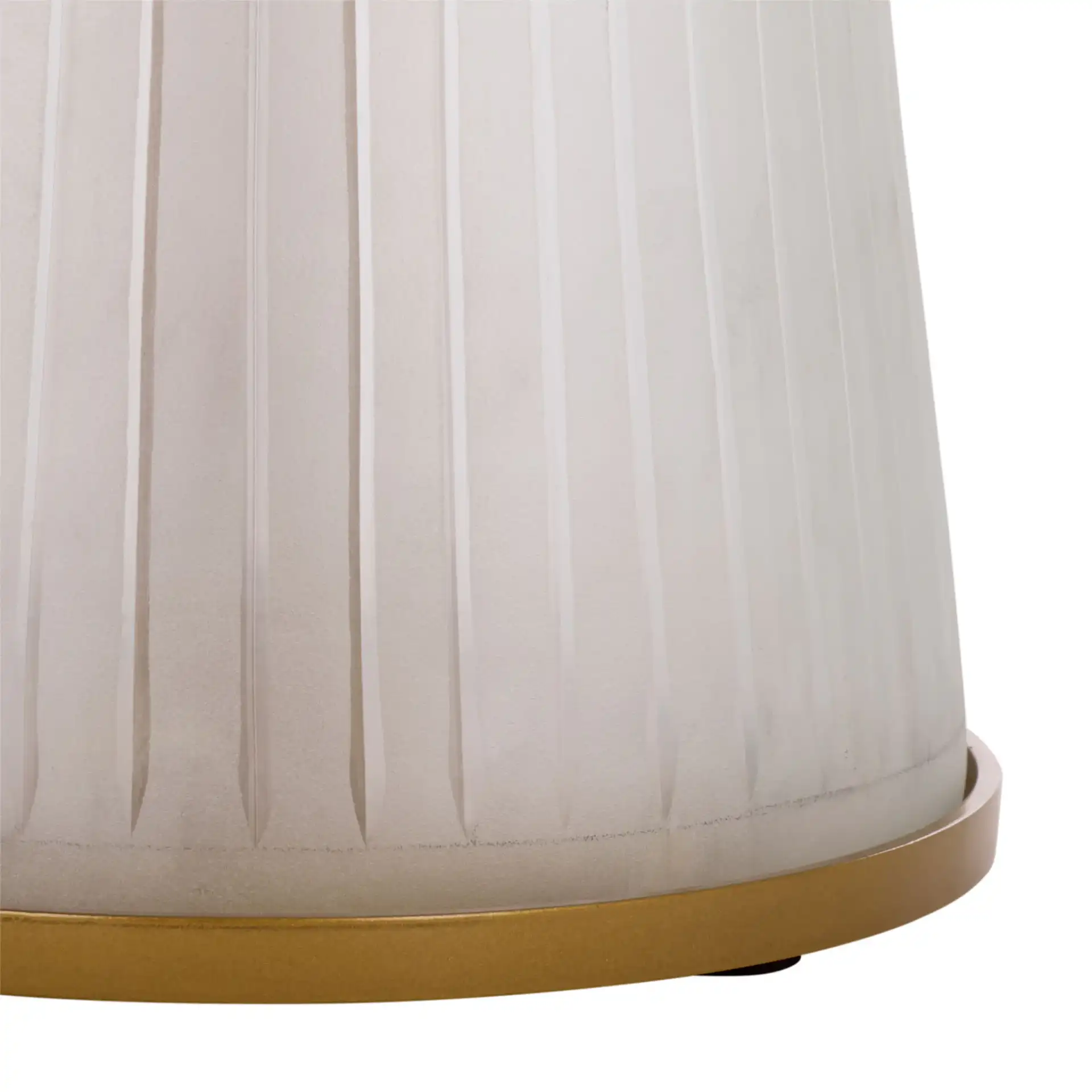 Paulon Side Table in Cream / White, detail view