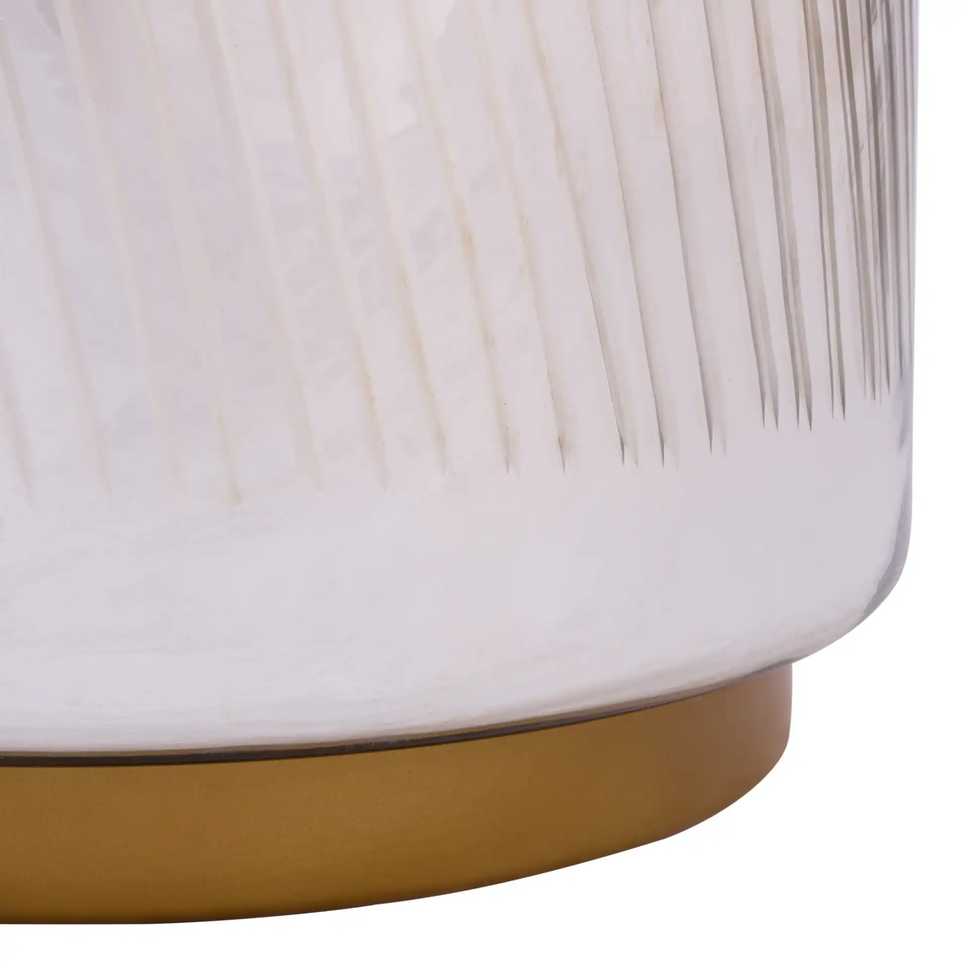 Kathony Side Table in Cream / White, detail view