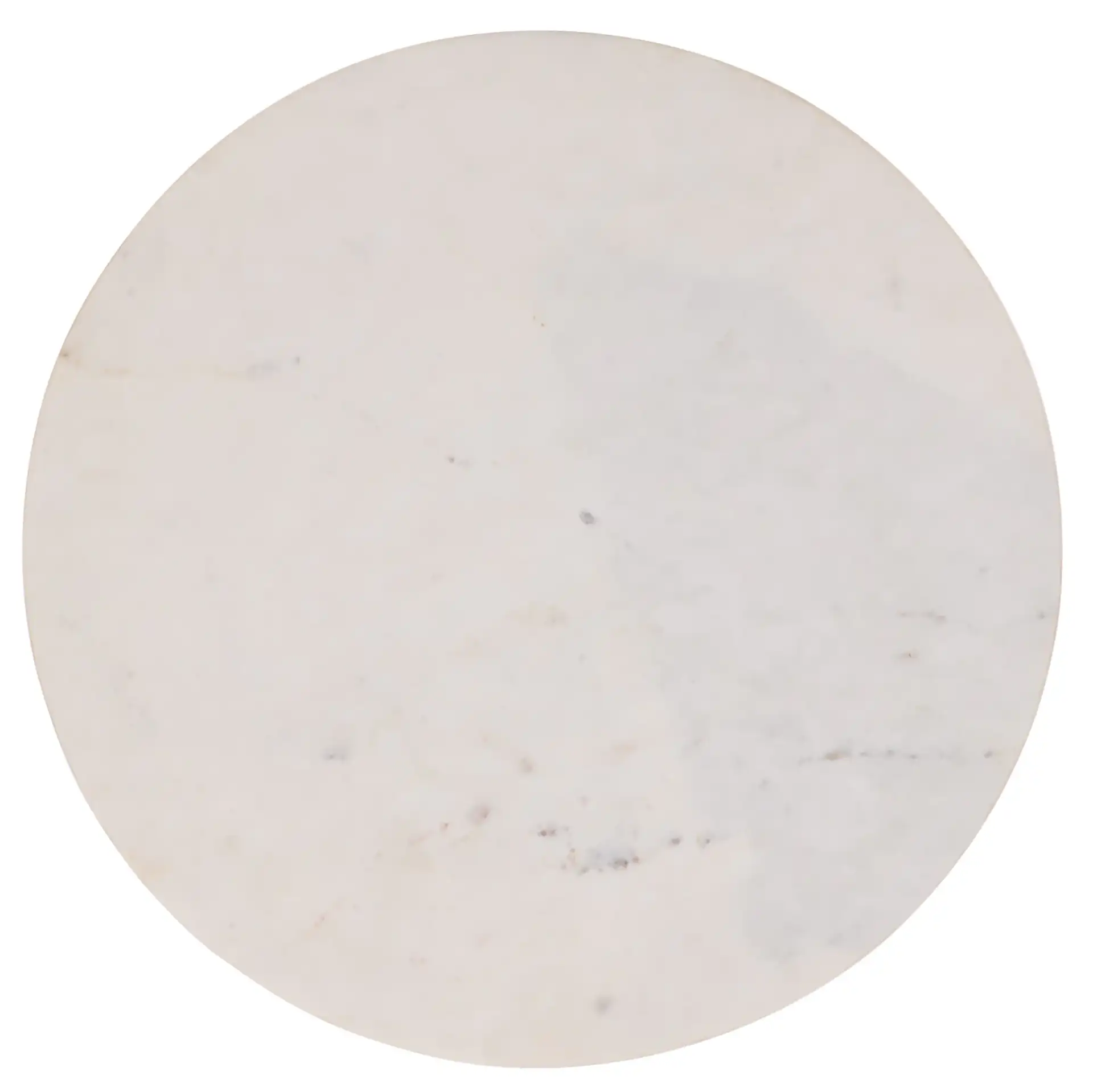Kathony Side Table in Cream / White, detail view