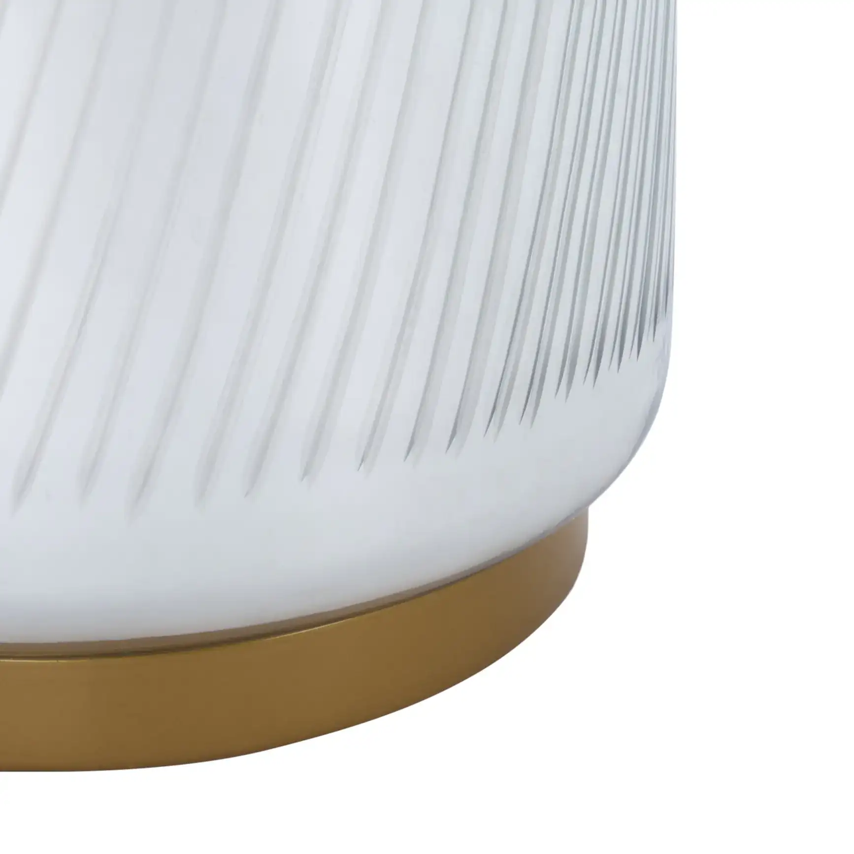Kathony Side Table in Cream / White, detail view