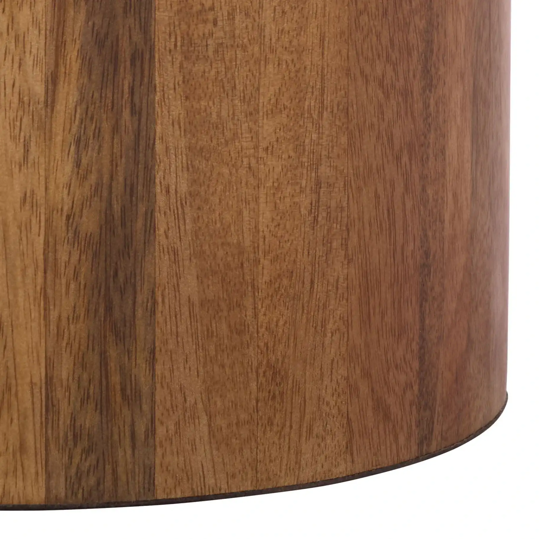Karu Accent Table in Walnut, detail view