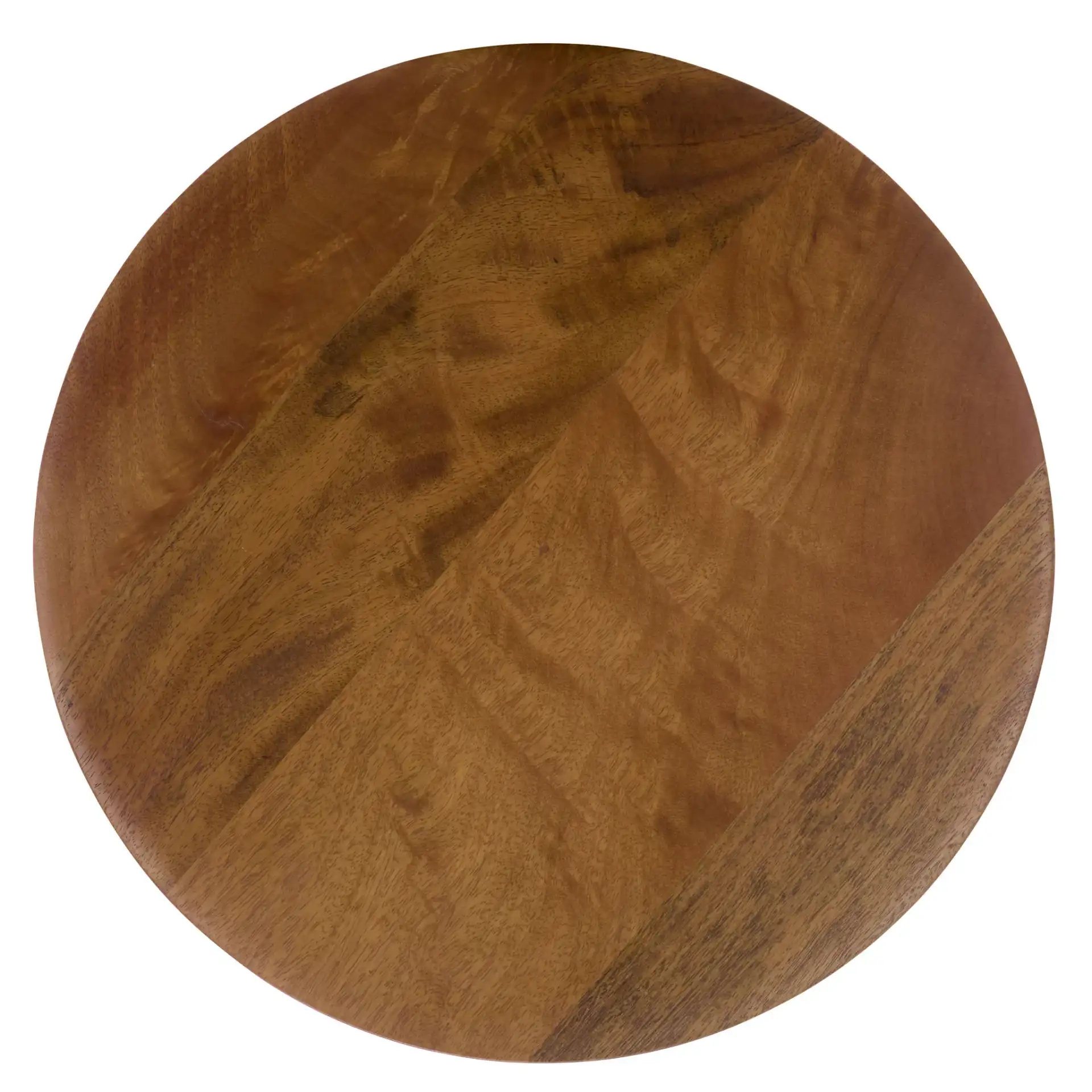 Karu Accent Table in Walnut, detail view