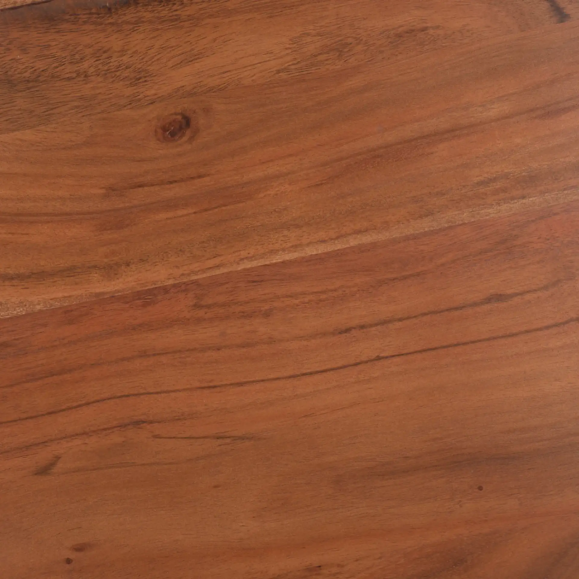 Irachi Accent Table in Walnut, detail view