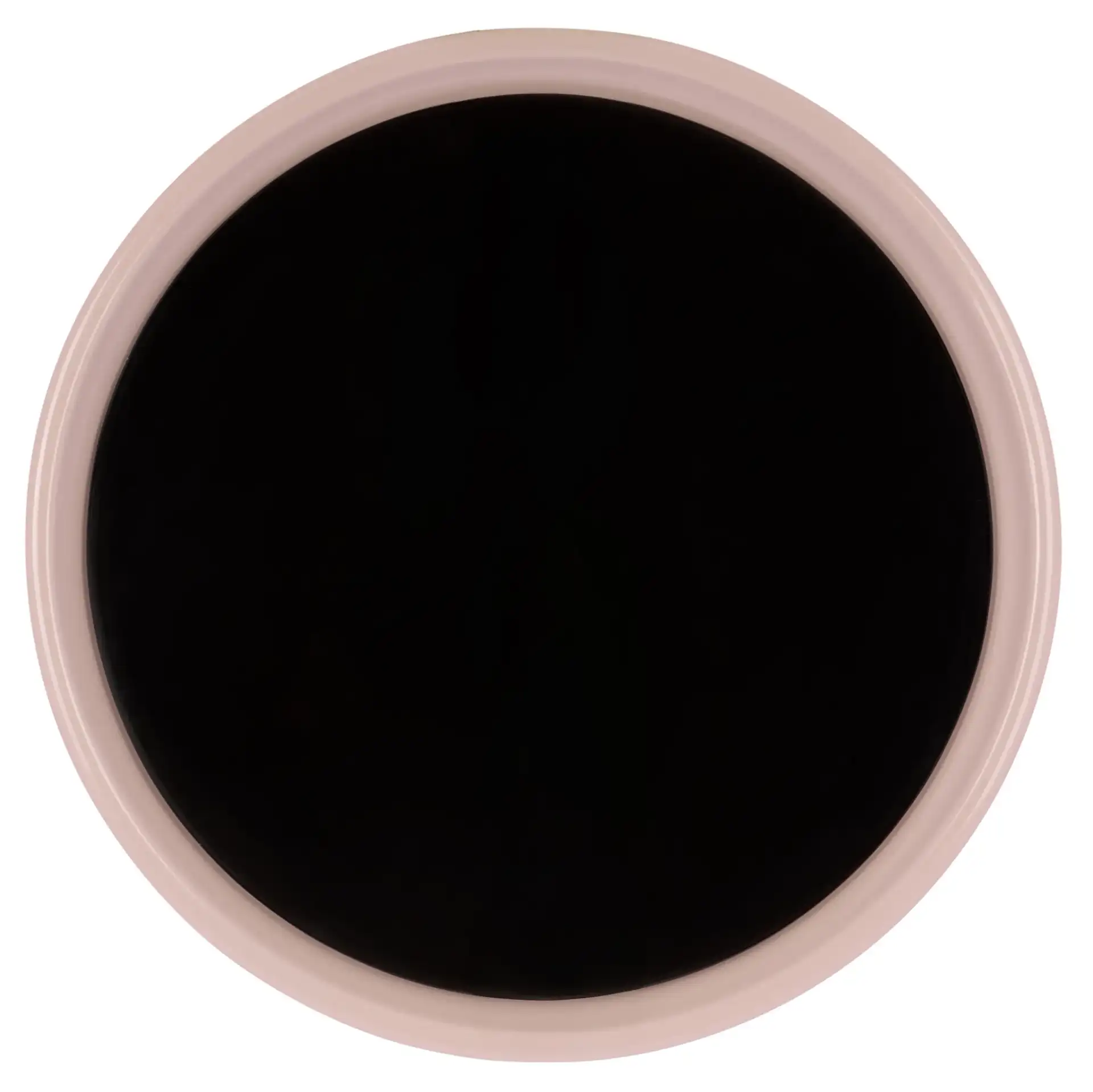 Hikuma Accent Table in Black / Taupe, detail view