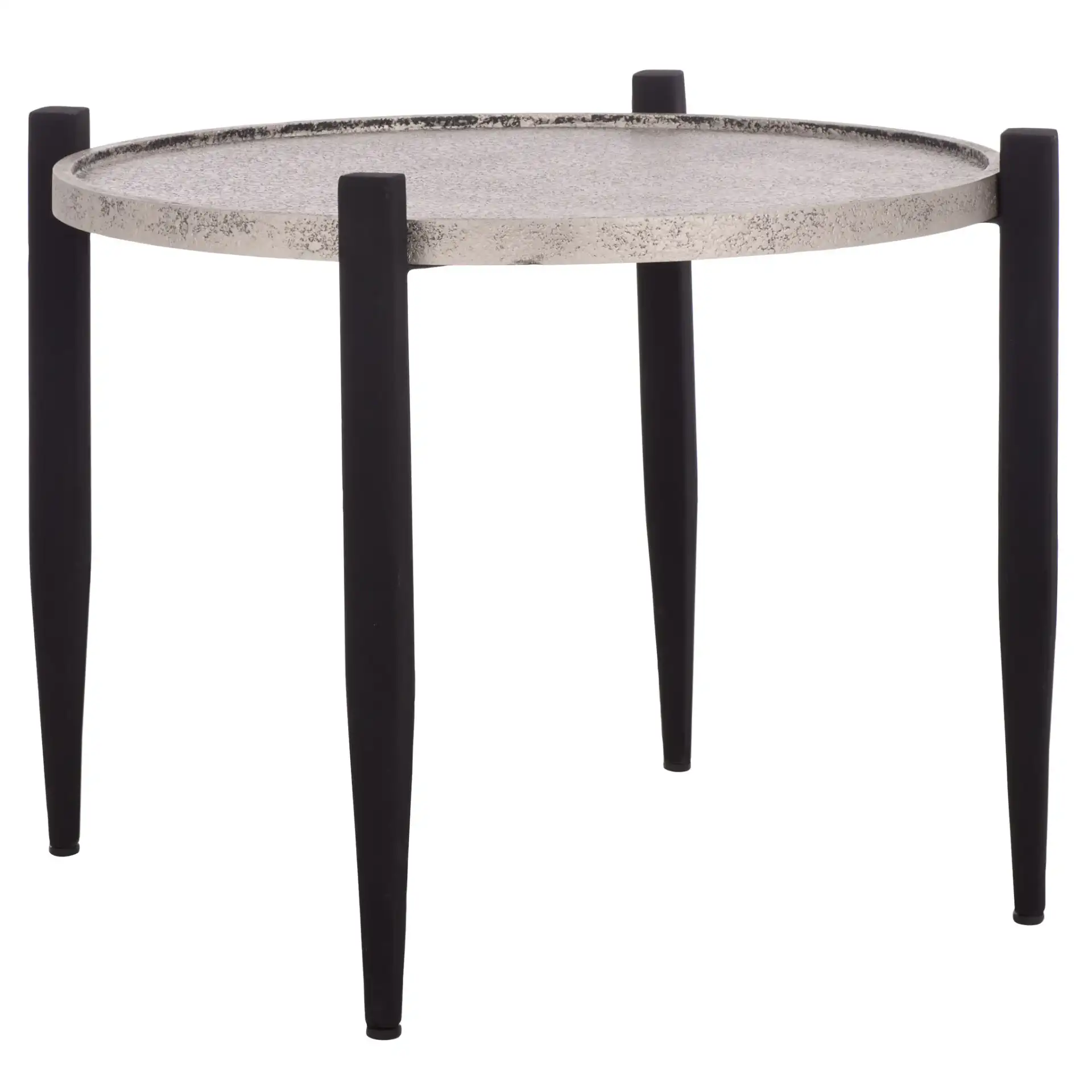 Ringo Accent Table in Gray / Black, detail view