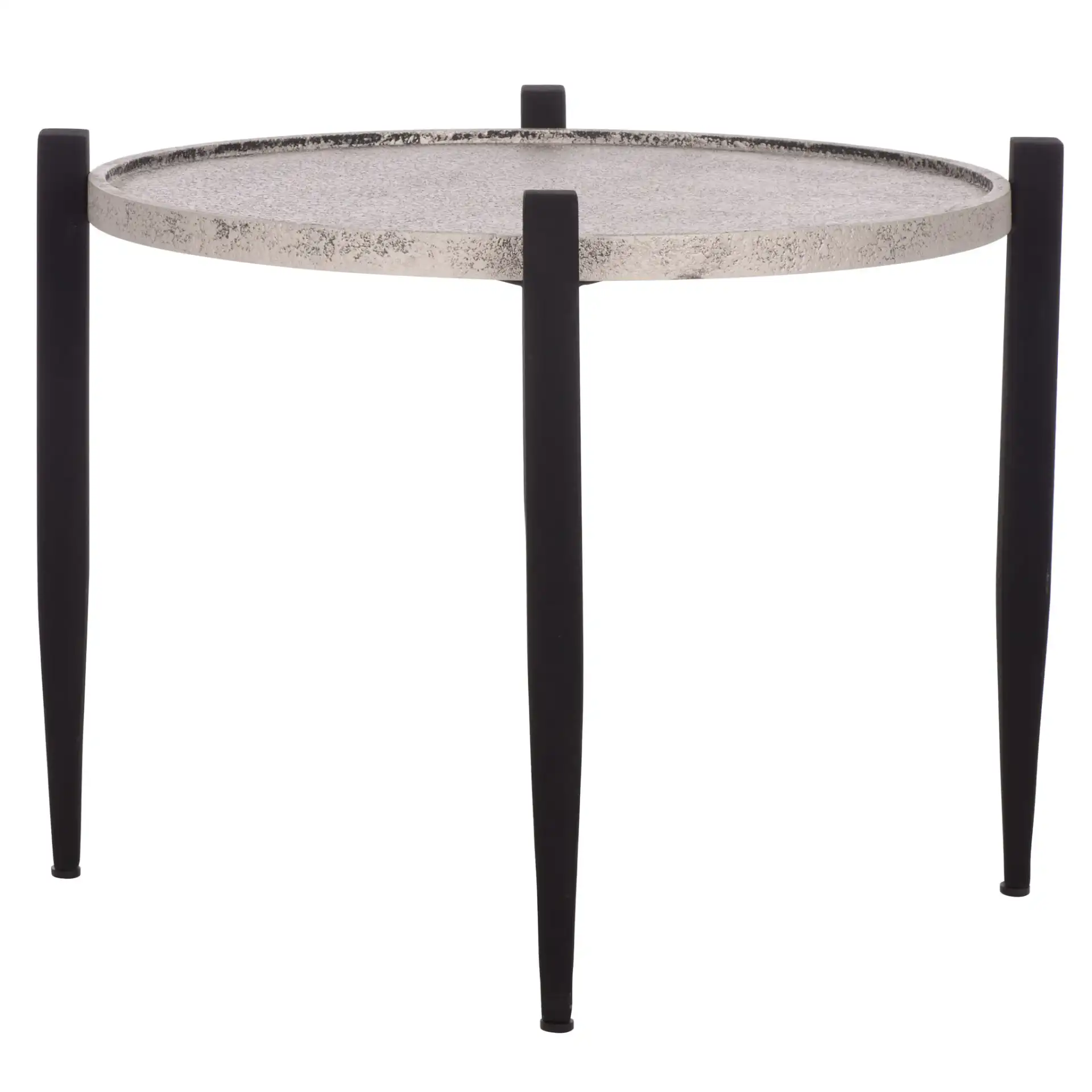 Ringo Accent Table in Gray / Black, detail view