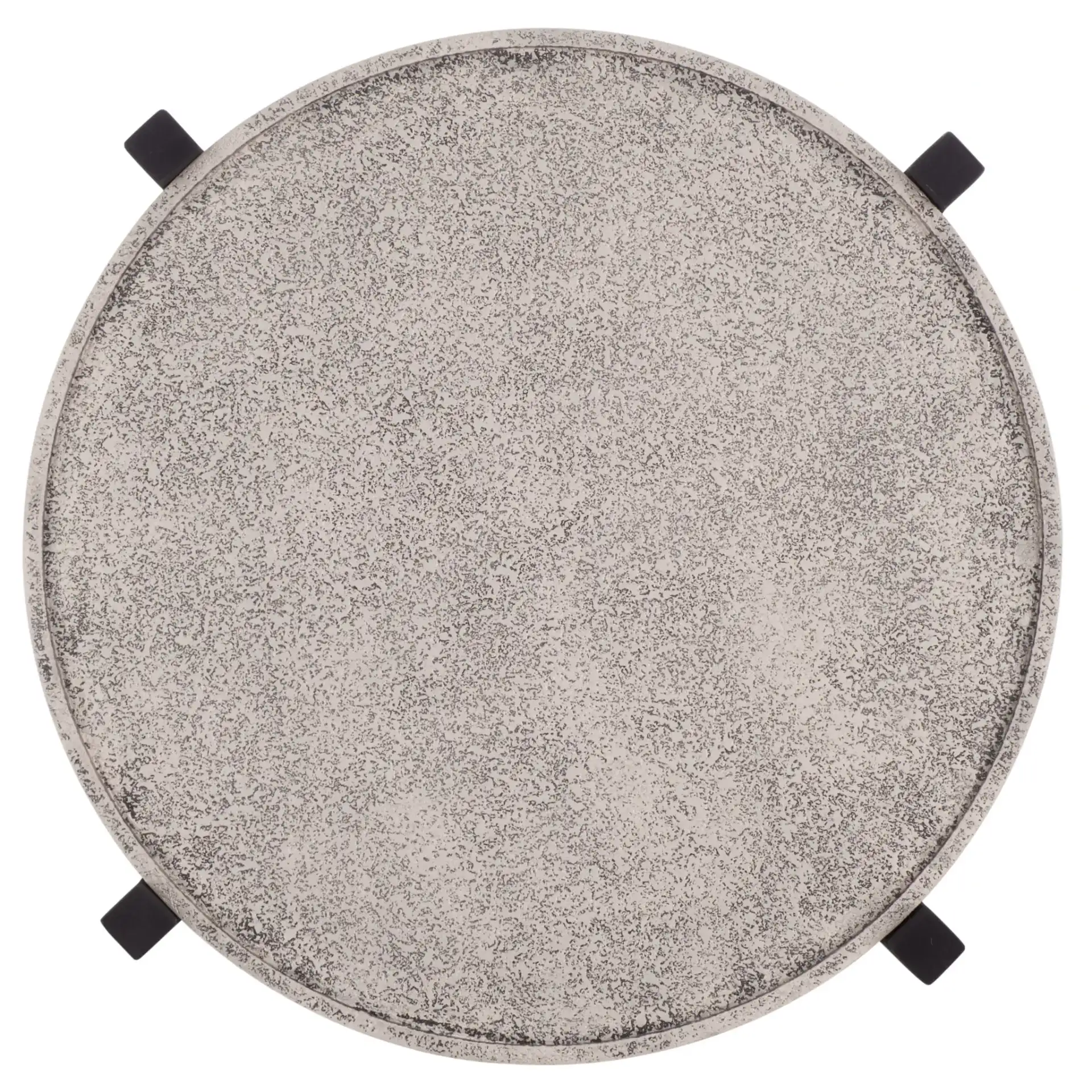 Ringo Accent Table in Gray / Black, detail view