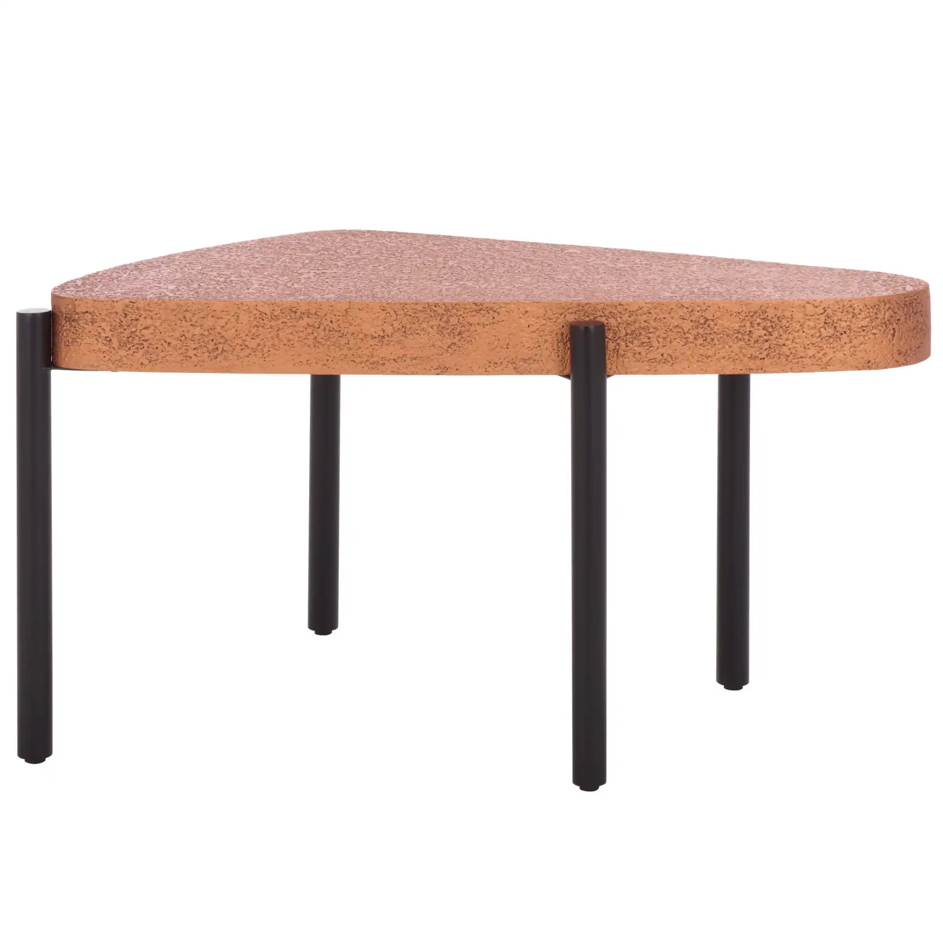 Sado Accent Table in Brown / Black, detail view